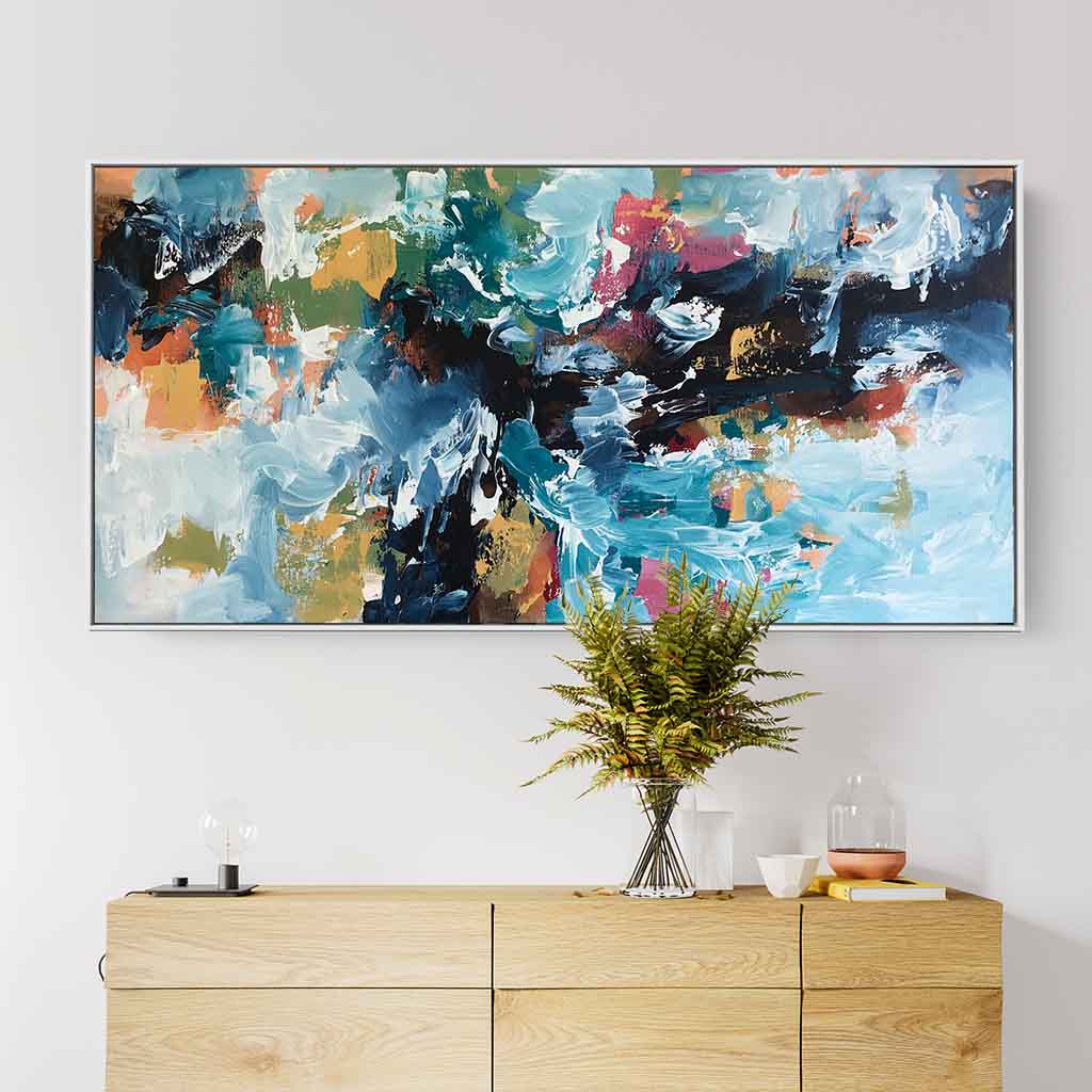The Uncertain Path Part 2 - 102x50 cm - Original Painting