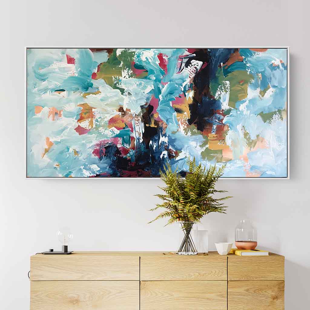 The Uncertain Path Part 3 - 102x50 cm - Original Painting