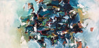 Into The Wild II - 152x76 cm - Original Painting-OmarObaid.com