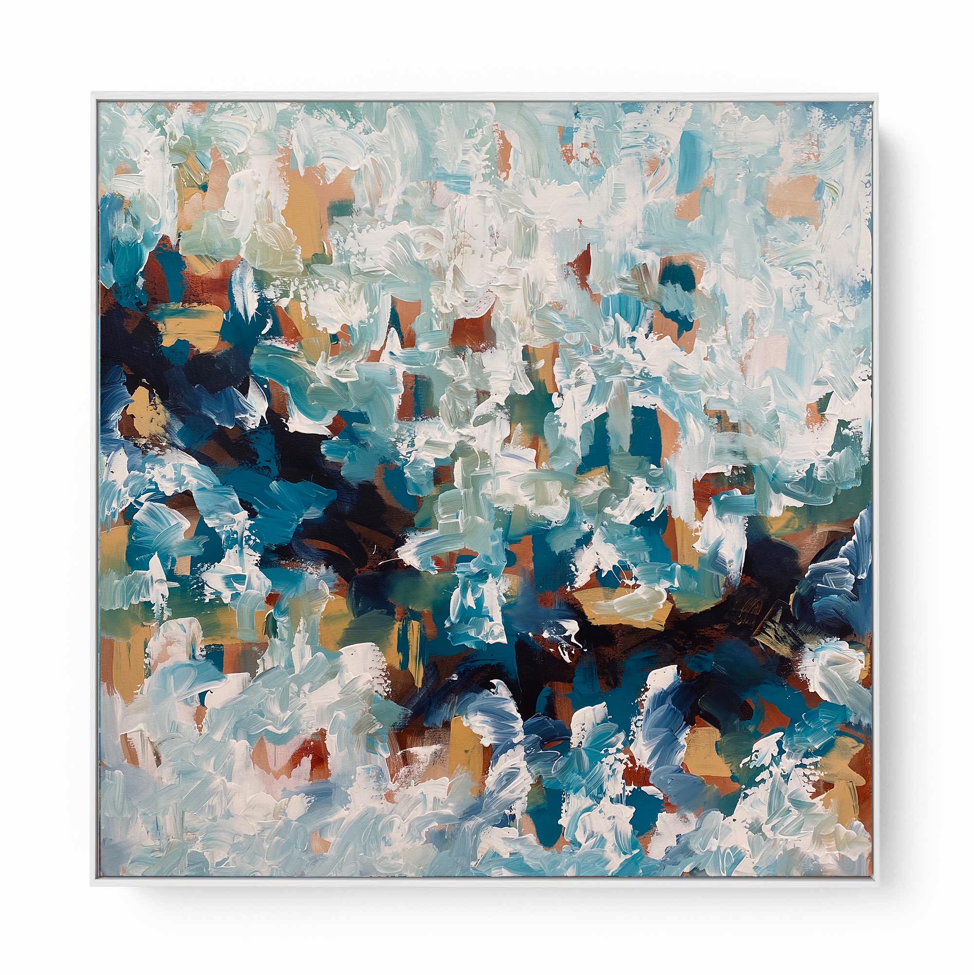 Breaking The Unknown 3 - 102x102 cm - Original Painting