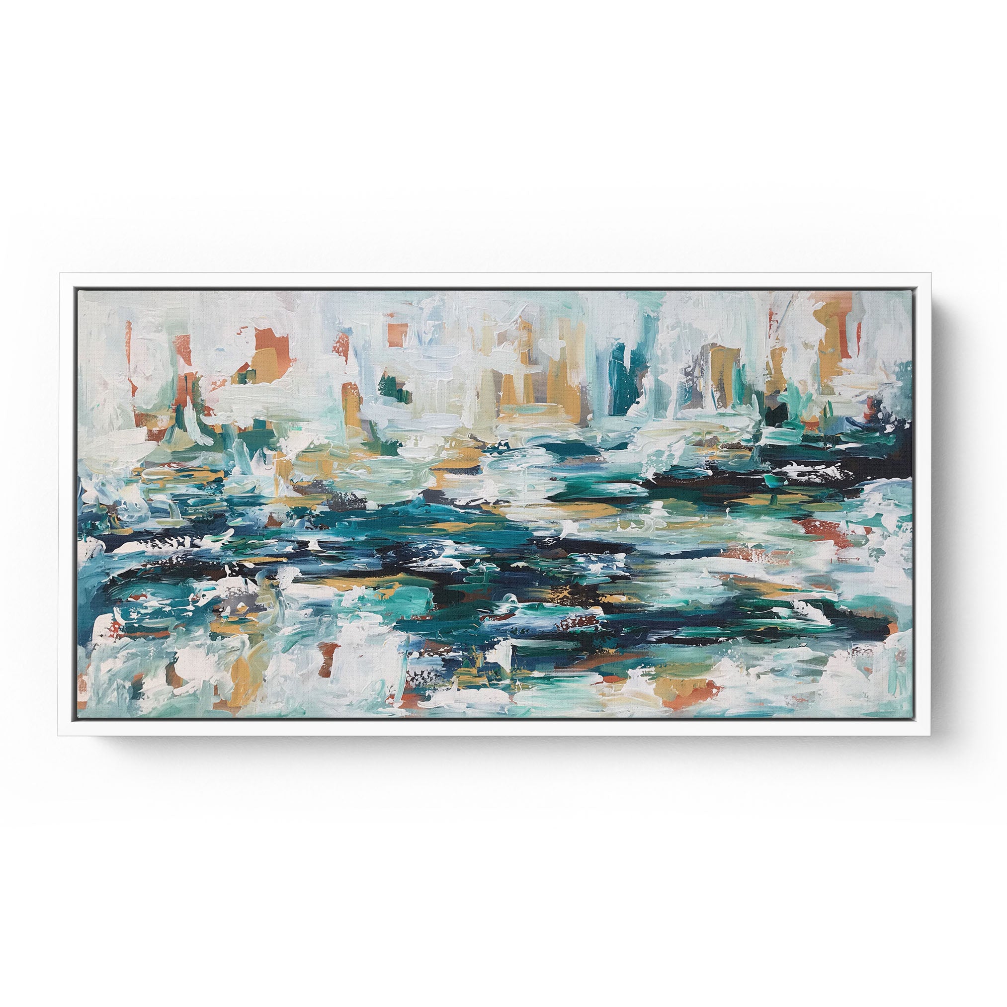 Navigating Through The Storm - 122x61 cm - Original Painting