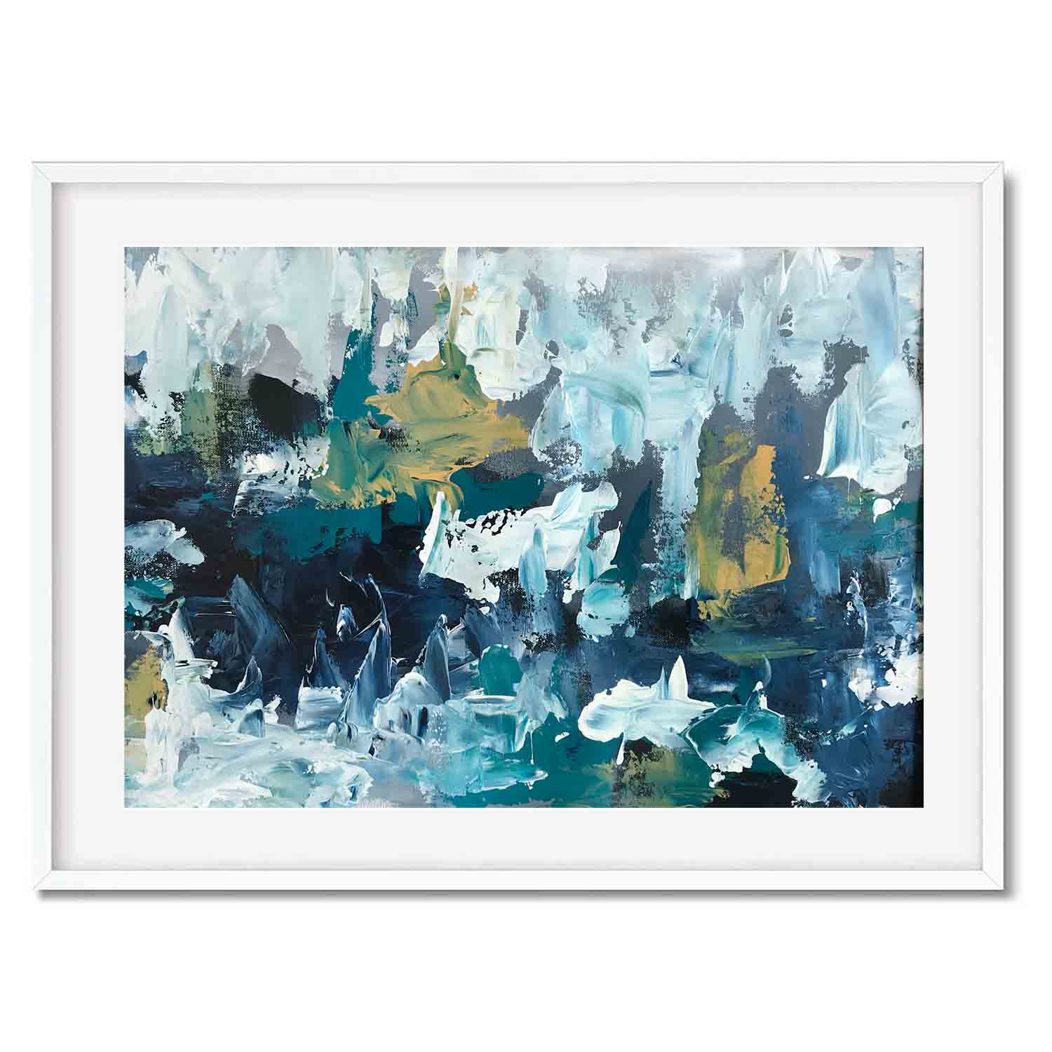 Dawn 4 - 74x53 cm - Framed Painting