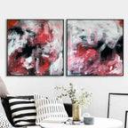 Drifting - 152x76 cm - Diptych Original Paintings