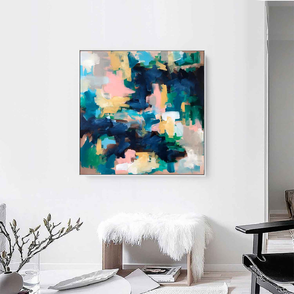 Labyrinth - 102x102 cm - Original Painting