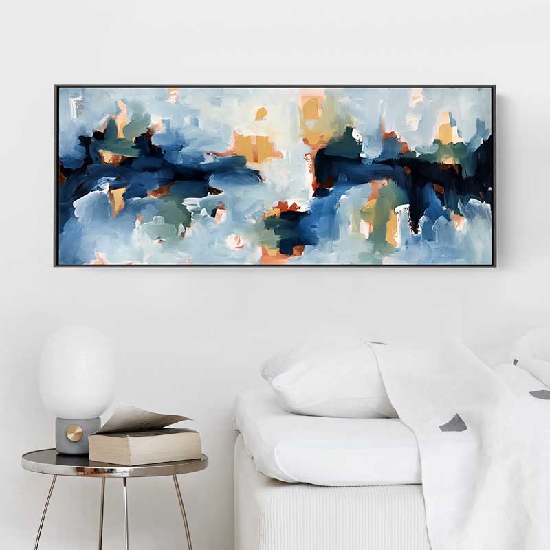 The Pier - 122x52 cm - Original Painting