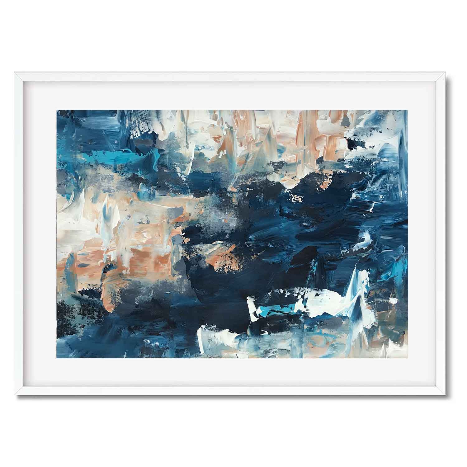 Dawn 3 - 74x53 cm - Framed Painting