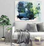 We Live Forever - 102x76 cm - Original Painting-OmarObaid.com