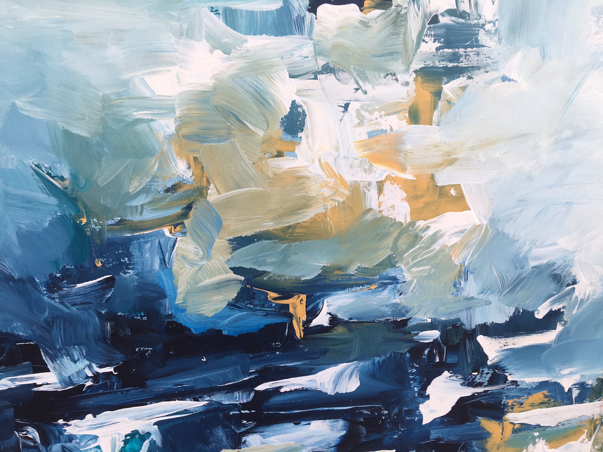 Subtraction - 150x90 cm - Original Painting-OmarObaid.com
