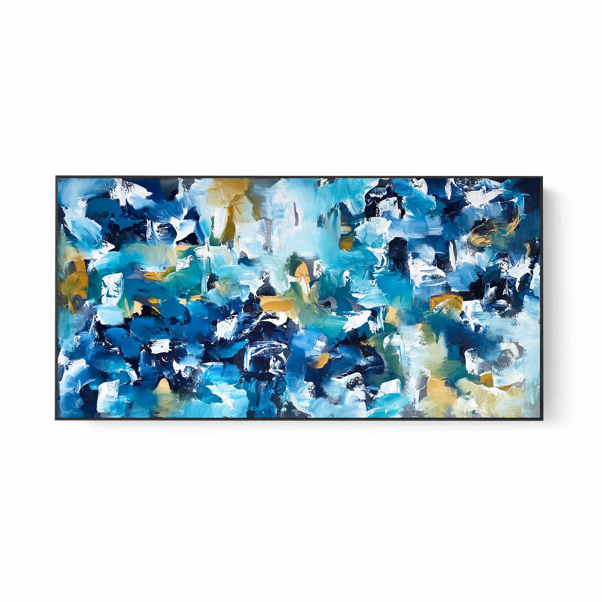 A Walk By The River - 150x76 cm - Original Painting