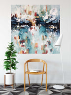Dreaming - 102x102 cm - Original Painting-OmarObaid.com