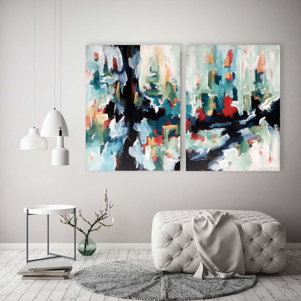 Questioning Reality - 152x102 cm - Original Painting-OmarObaid.com