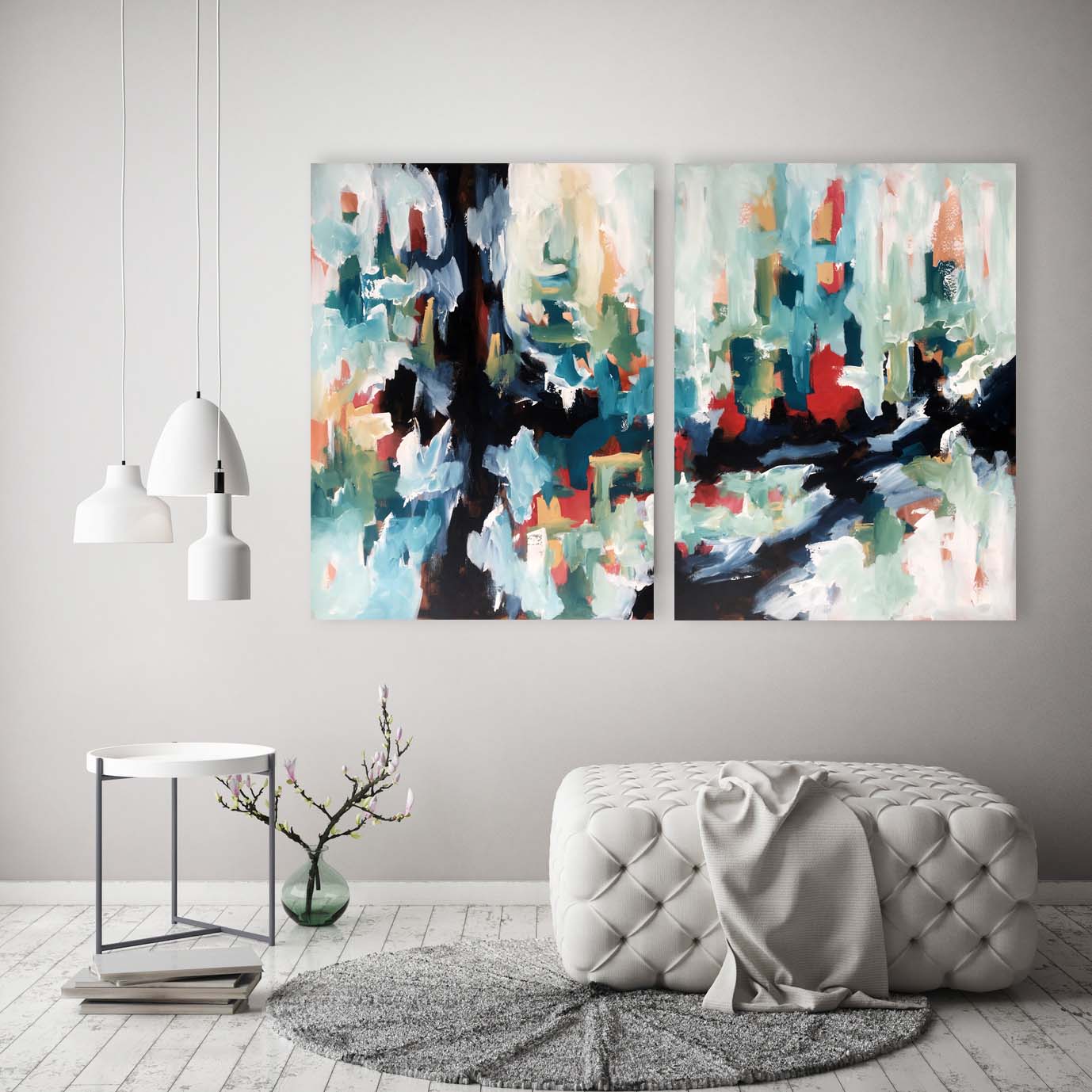 Questioning Reality - 152x102 cm - Original Painting-OmarObaid.com