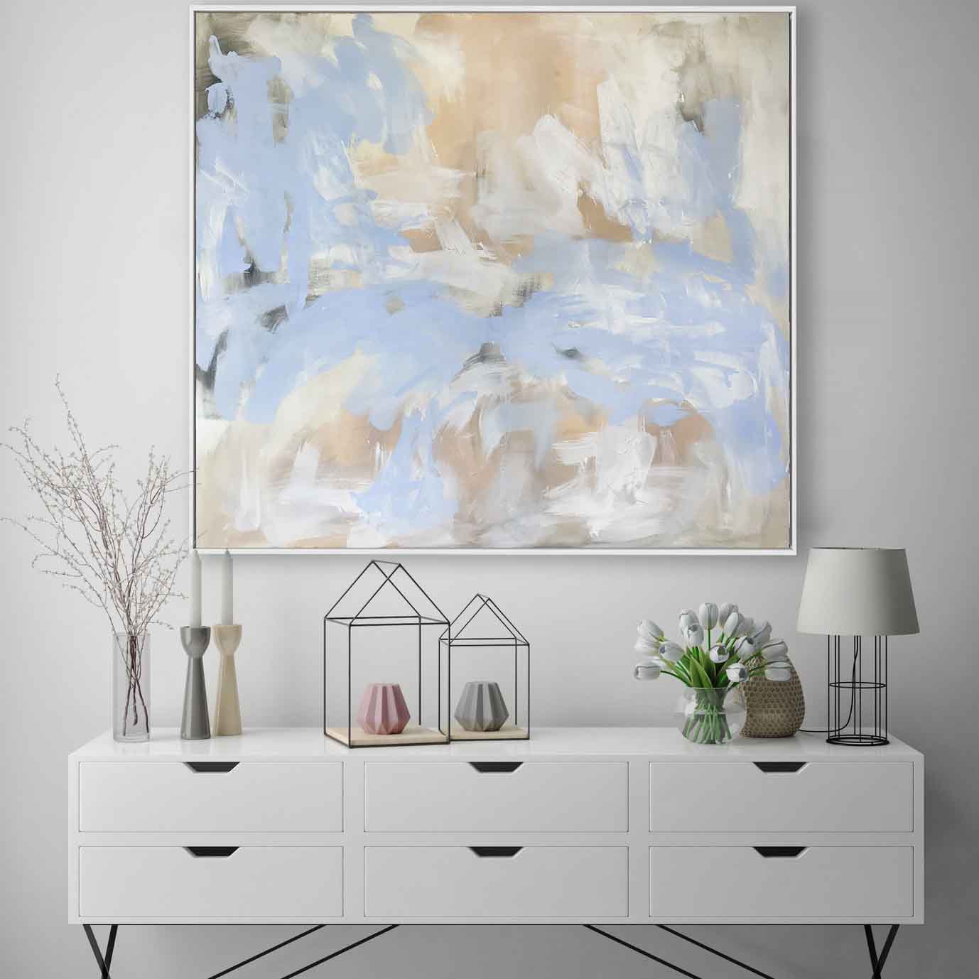 A New Day - 102x92 cm - Original Painting