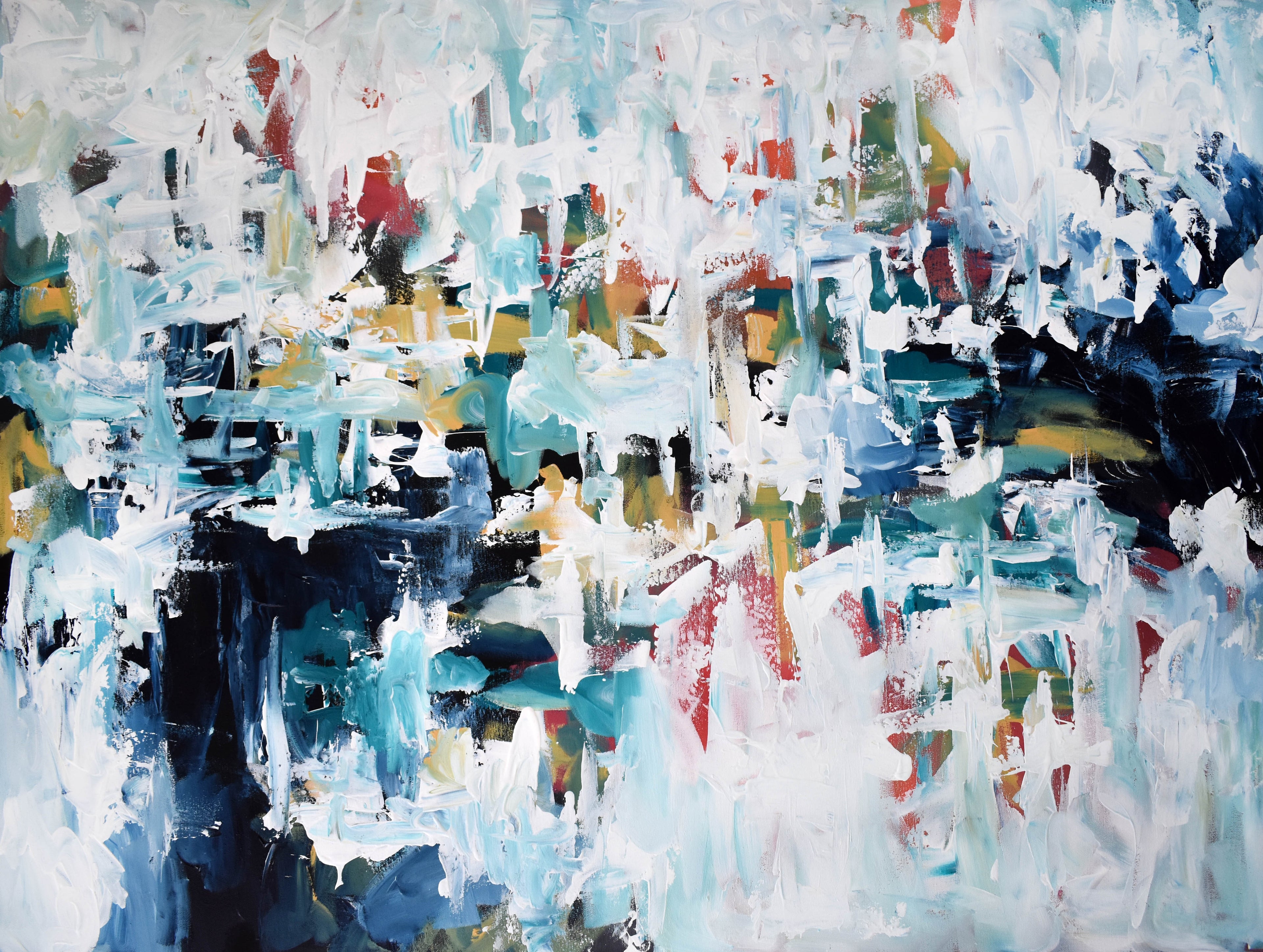 Between Places 2 - 122x90 cm - Original Painting-OmarObaid.com