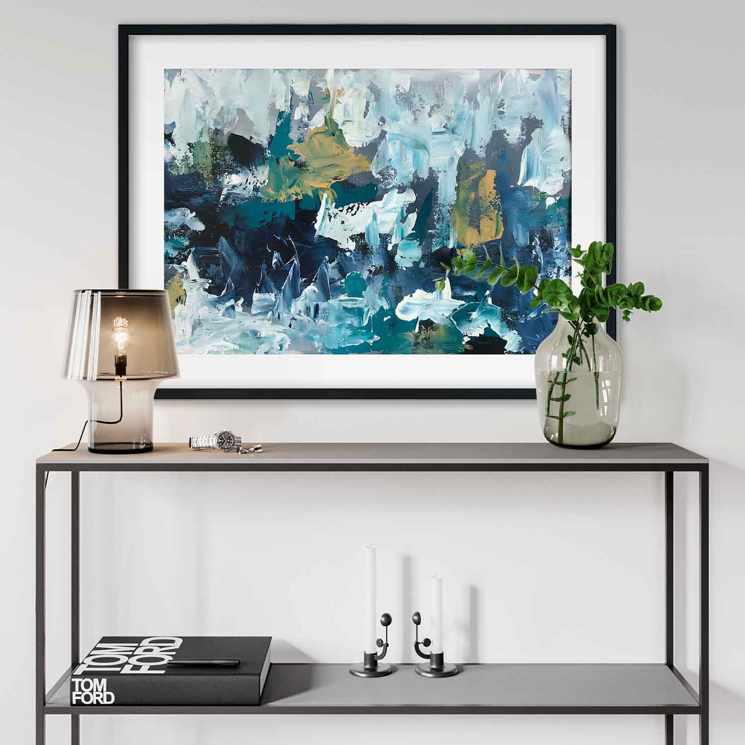 Dawn 4 - 74x53 cm - Framed Painting