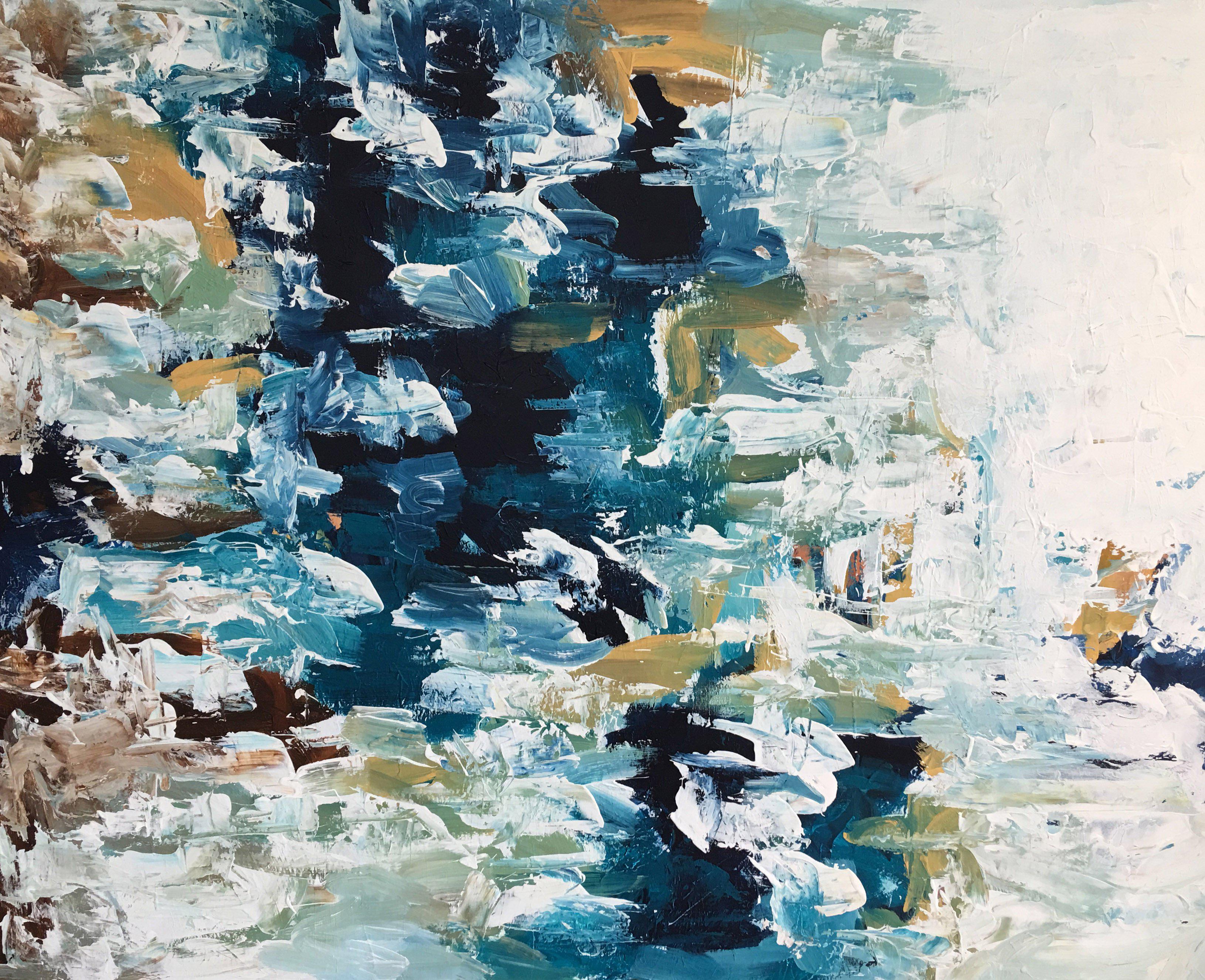 Atonement - 150x120 cm - Original Painting-OmarObaid.com