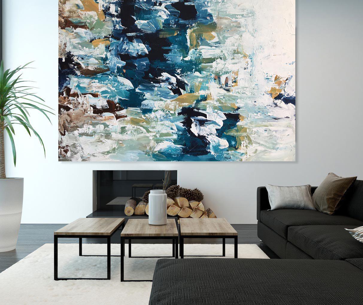 Atonement - 150x120 cm - Original Painting-OmarObaid.com