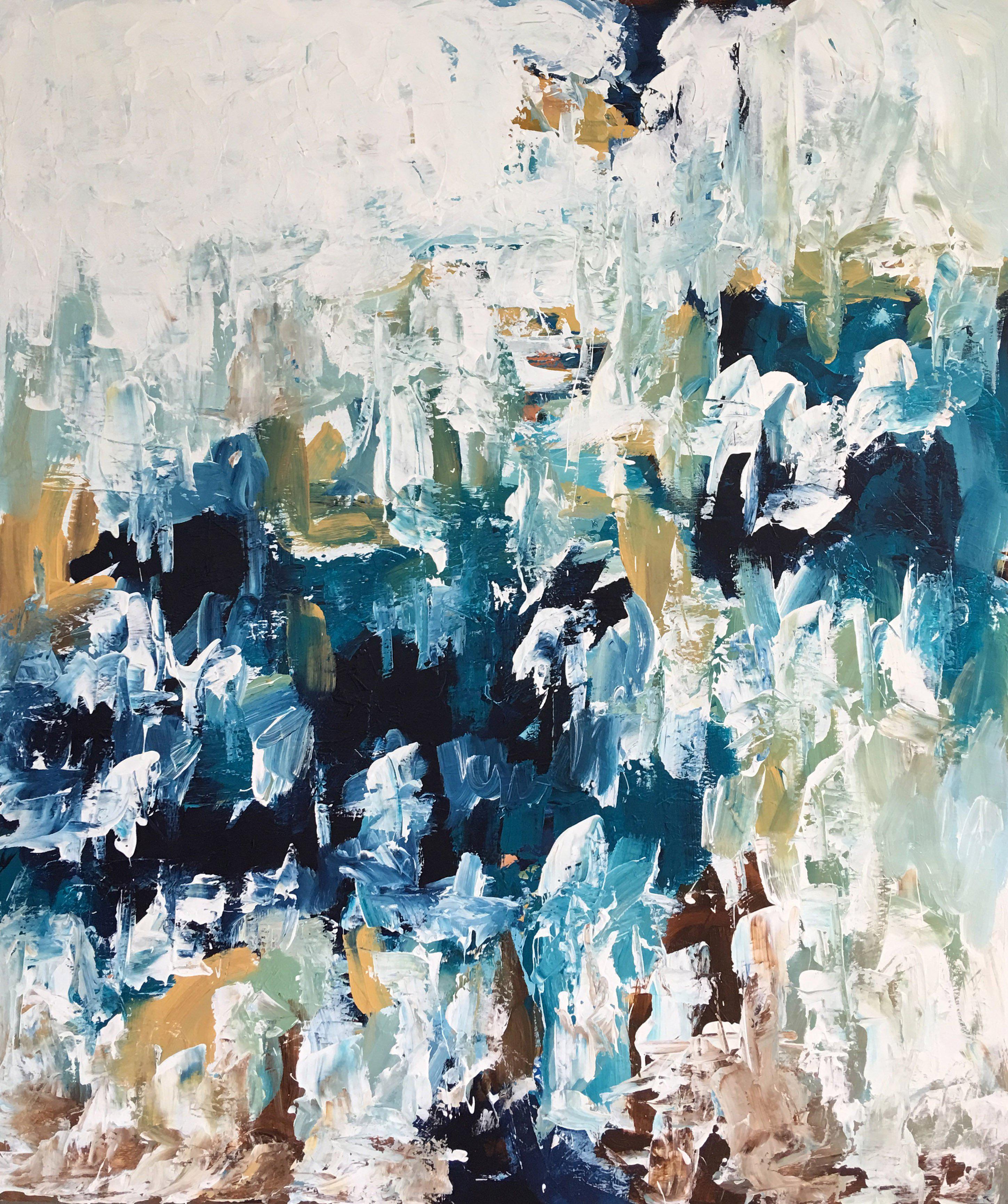 Atonement - 150x120 cm - Original Painting-OmarObaid.com