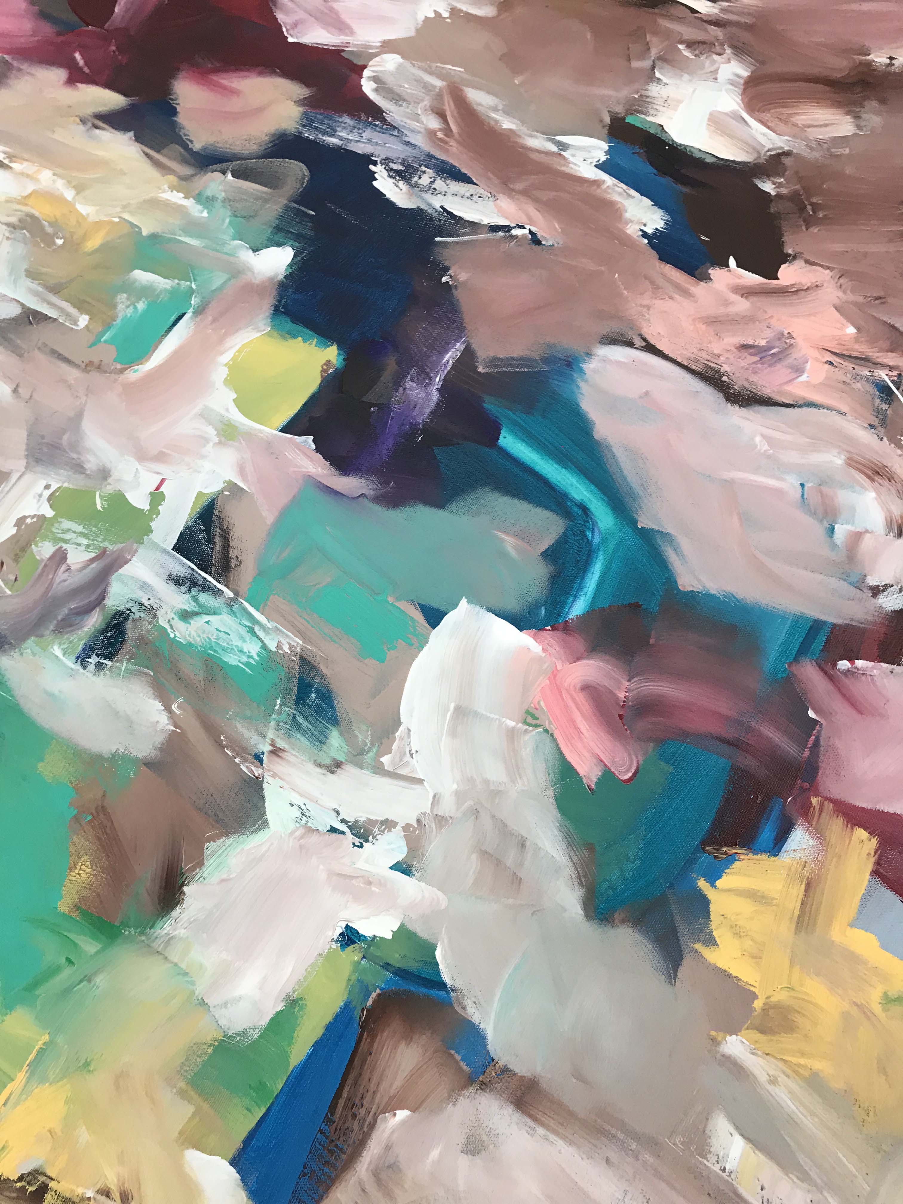 Abstract Spirit - 152x90 cm - Original Painting-OmarObaid.com