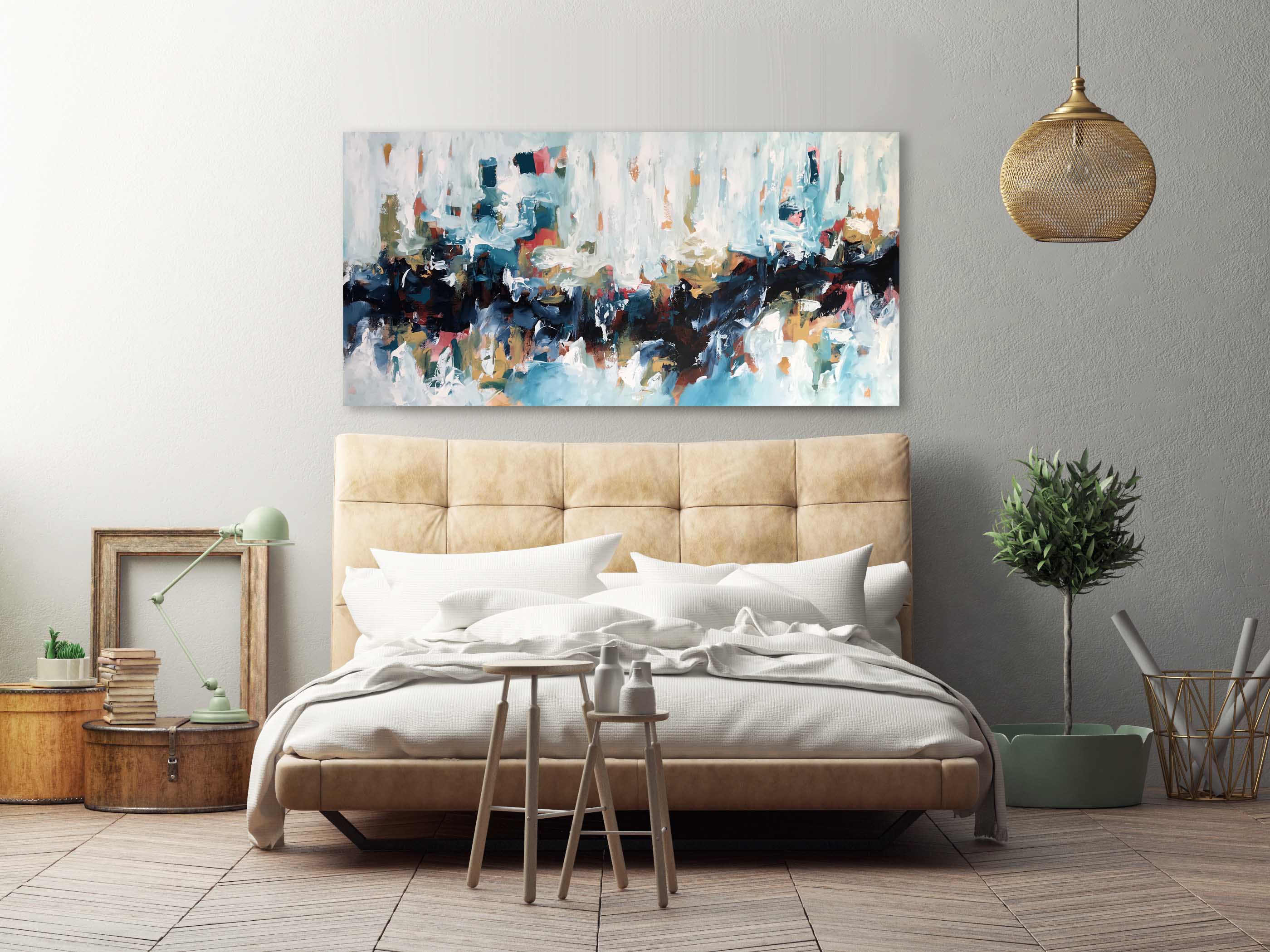 Once Upon A Time - 152x76 cm - Original Painting