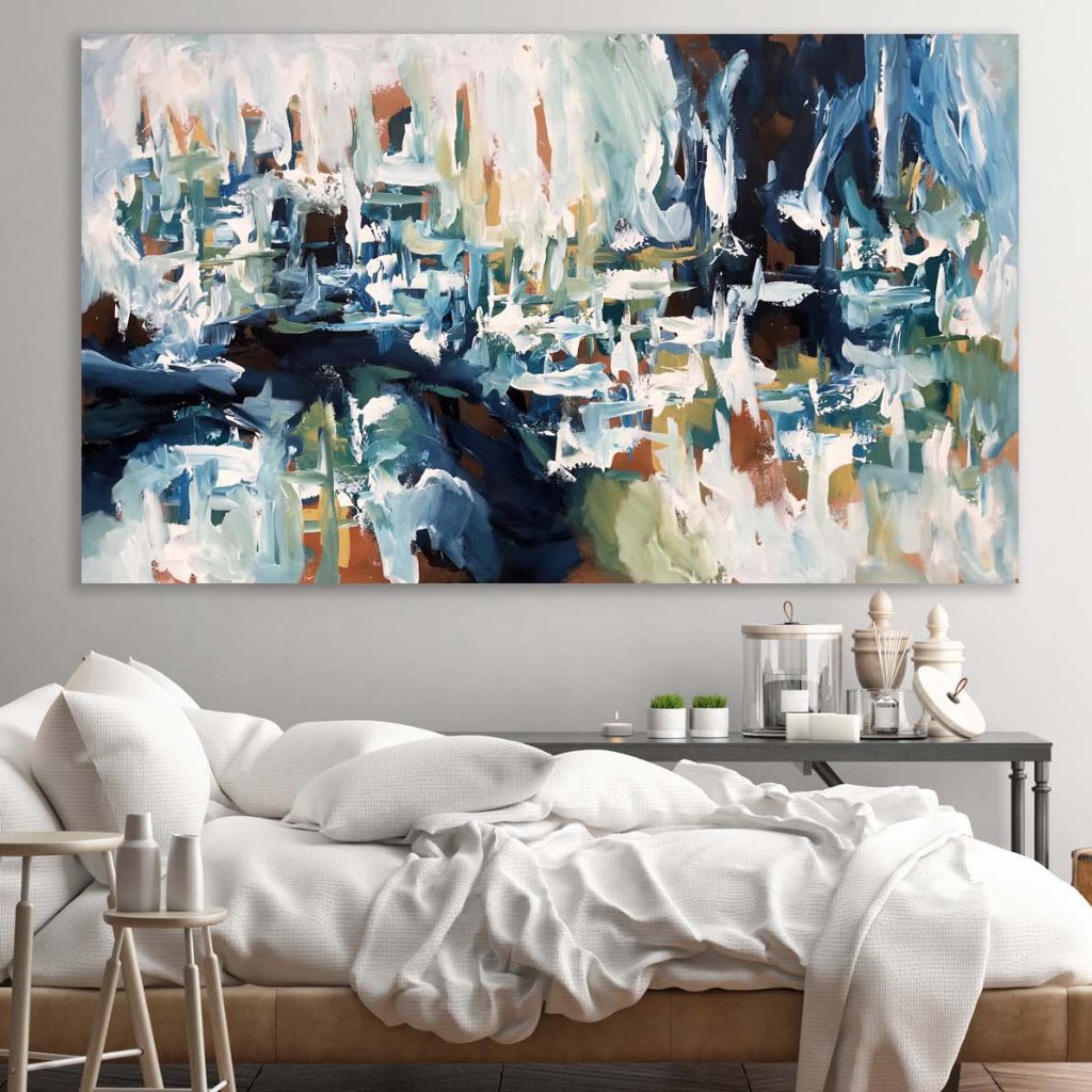 Epiphany 6 - 152x90 cm - Original Painting-OmarObaid.com