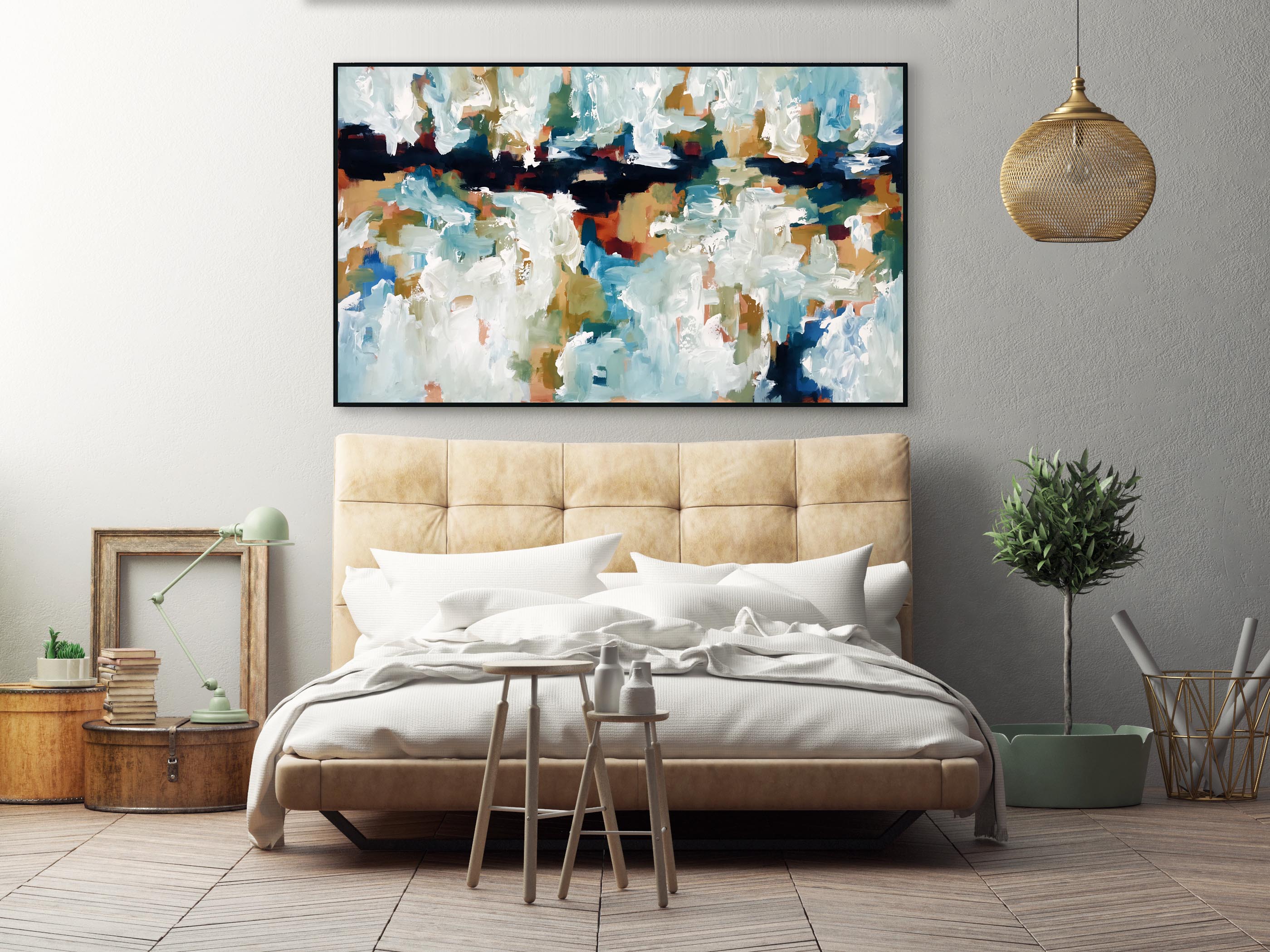 Hanging Gardens 4 - 152x90 cm - Original Painting