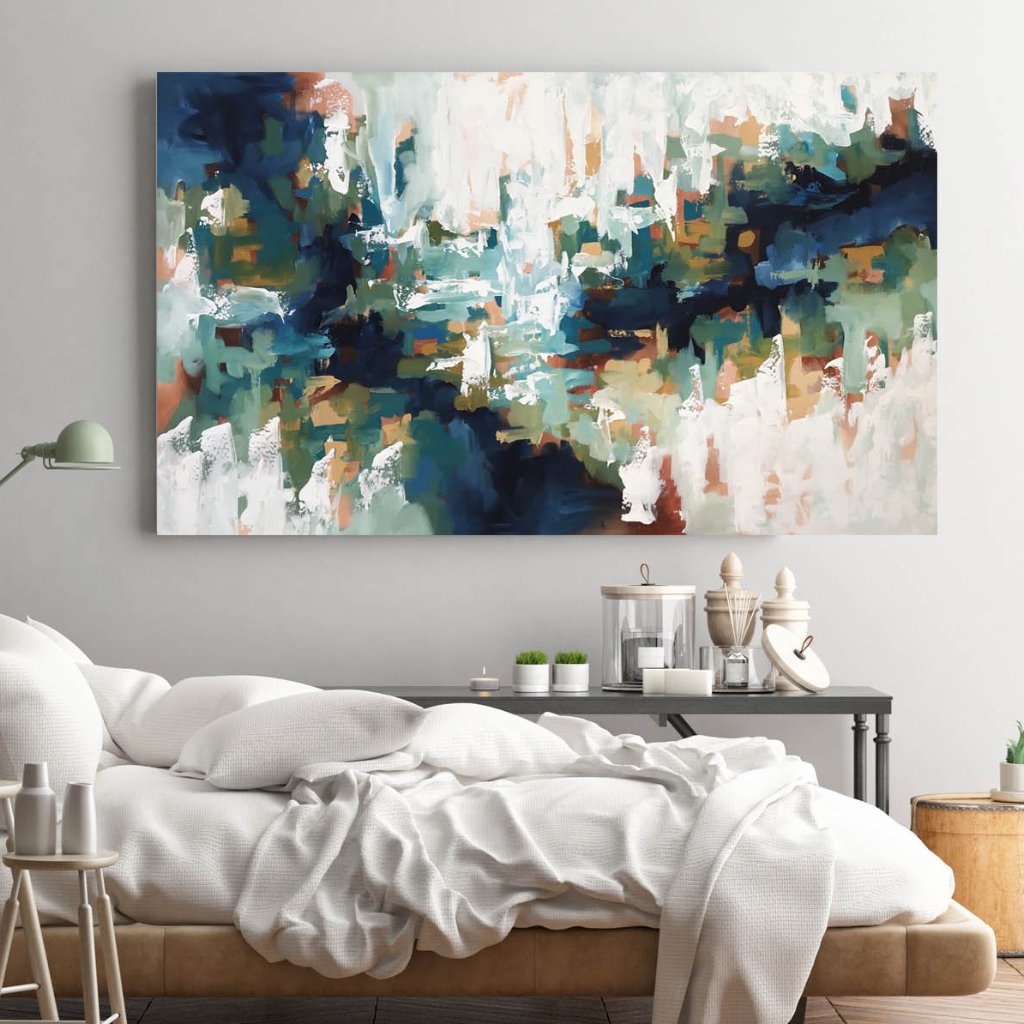 The Echoes Of The Lake - 152x90 cm - Original Painting