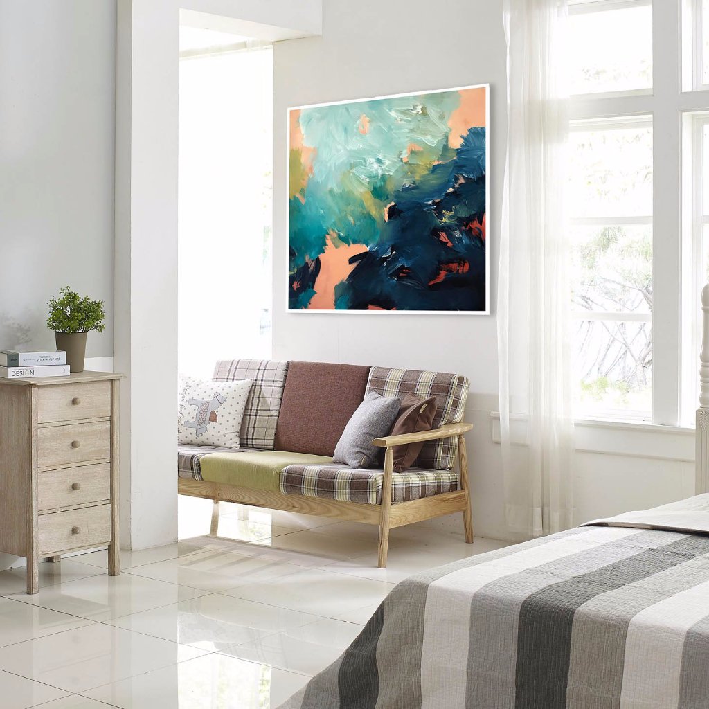 Lost In Time 2 - 102x102 cm - Original Painting