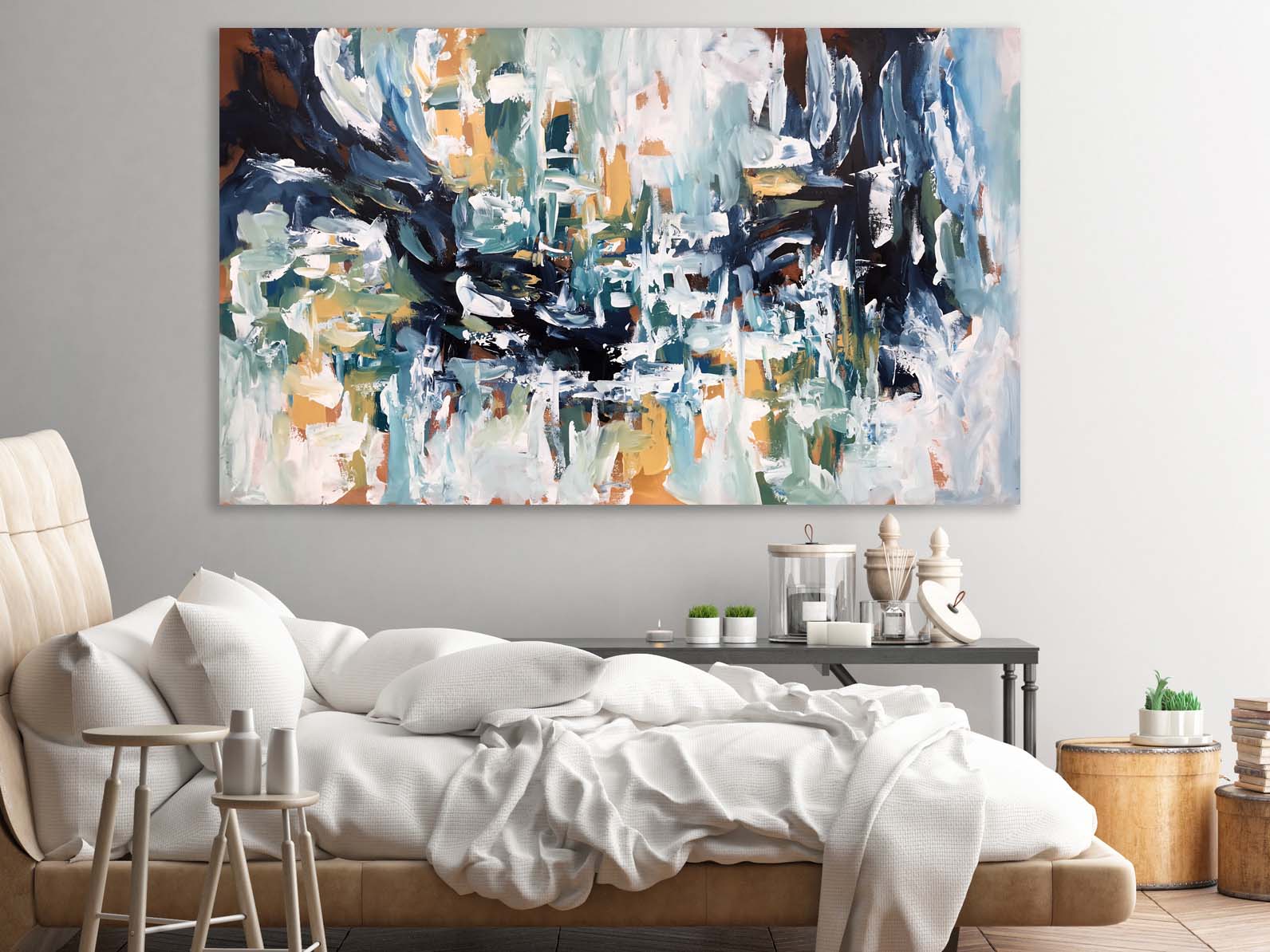 Epiphany 7 - 152x90 cm - Original Painting-OmarObaid.com