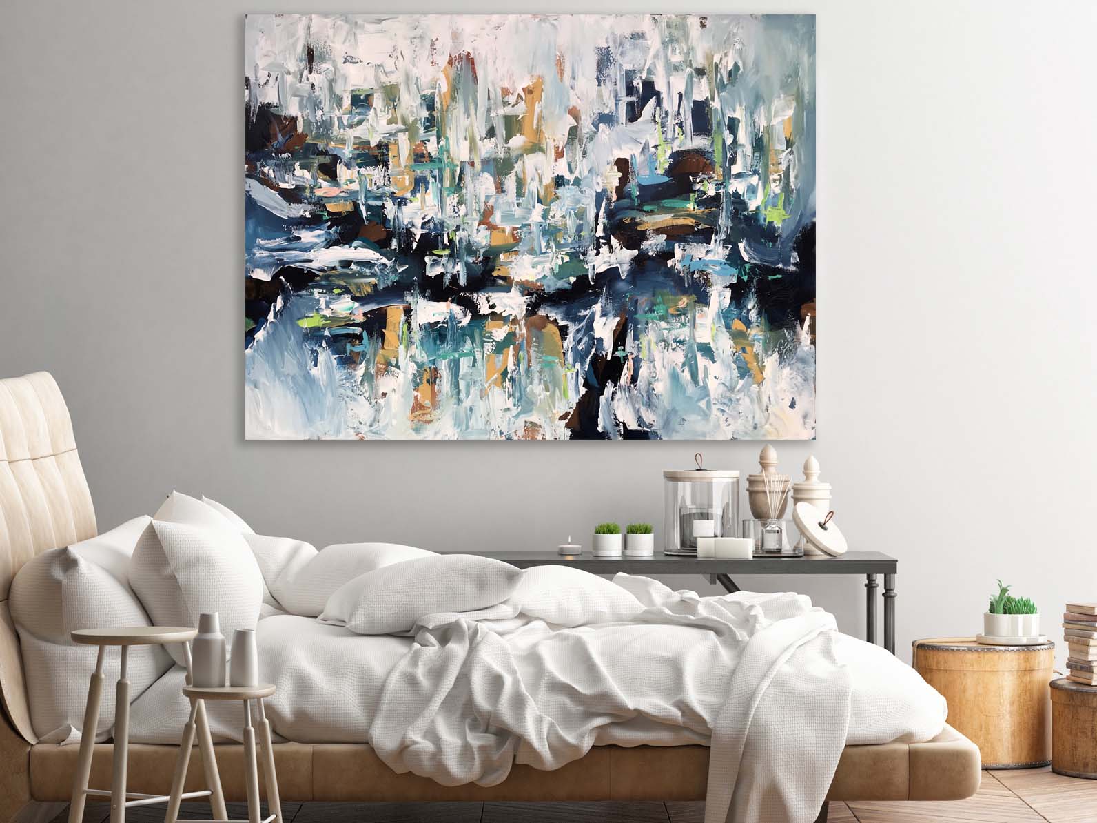 Mesmerised - 122x90 cm - Original Painting-OmarObaid.com
