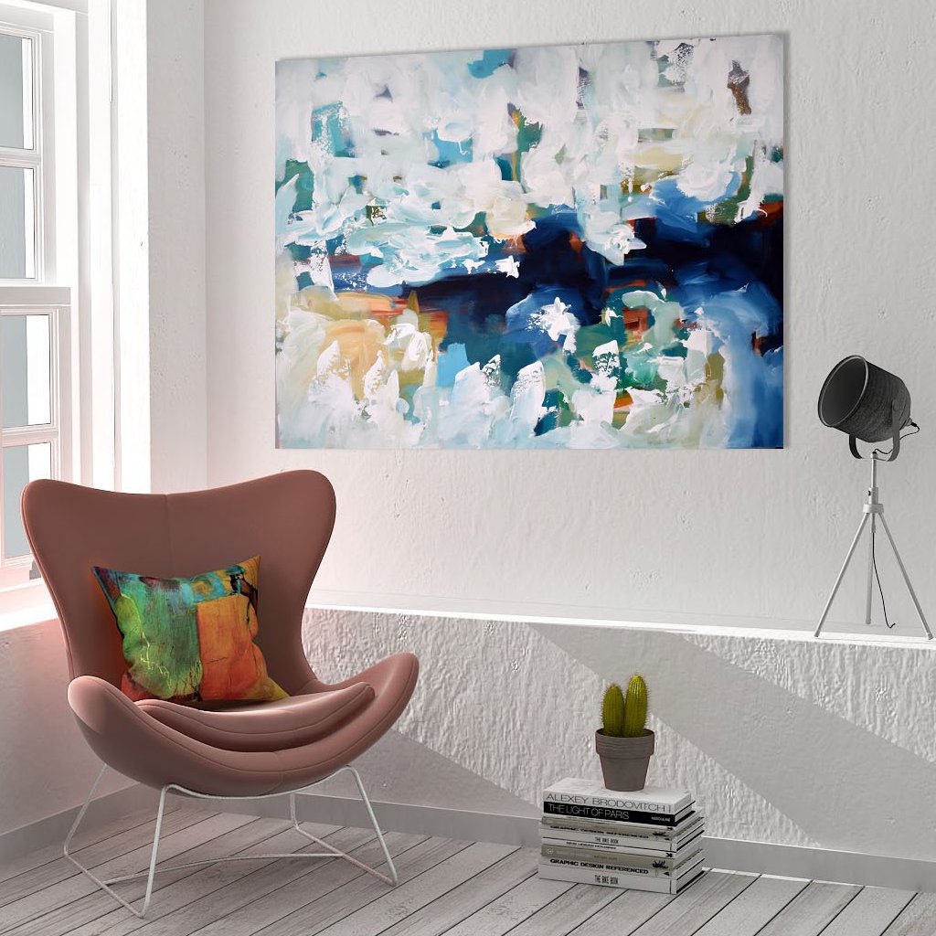Reflections Part 1 - 102x76 cm - Original Painting