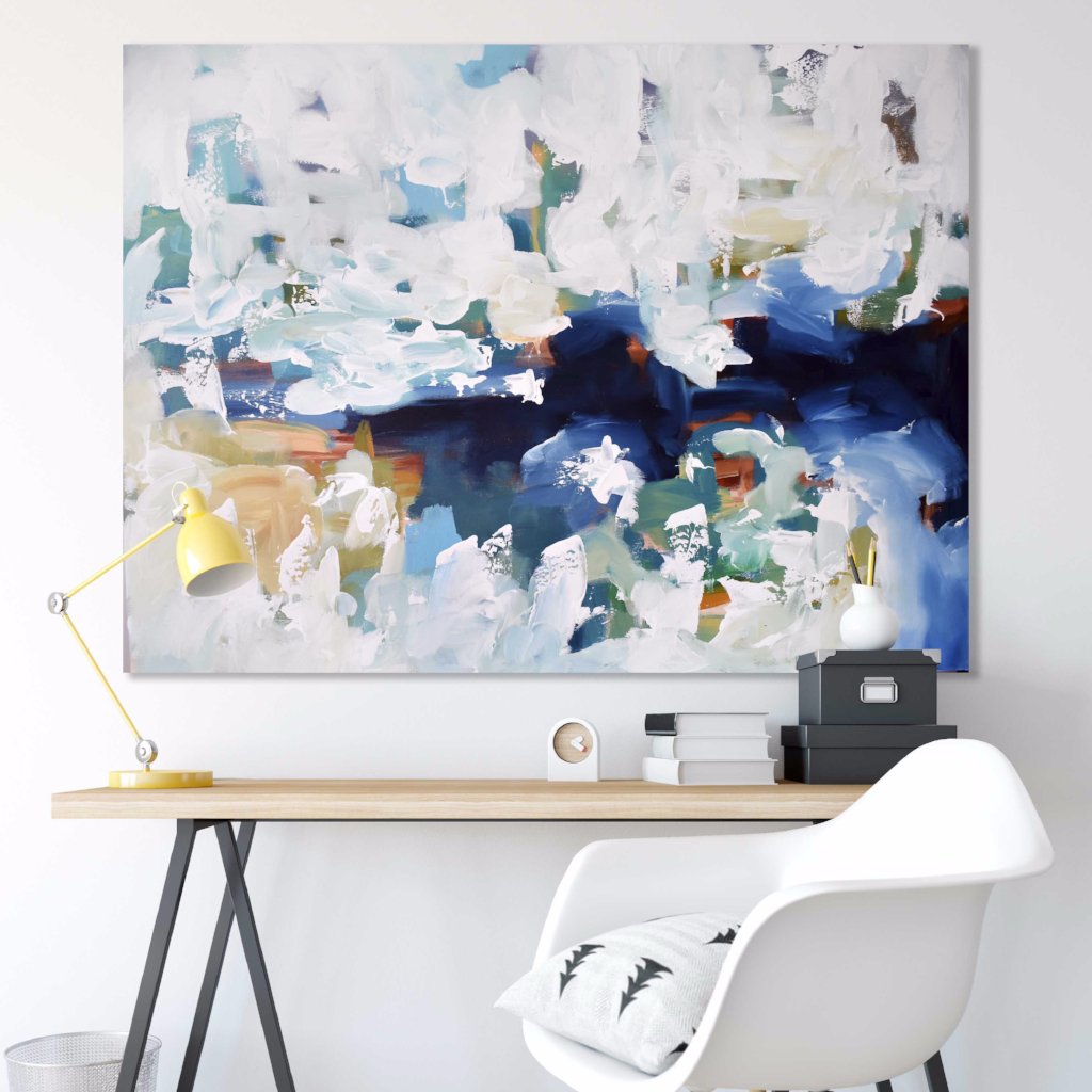 Reflections Part 1 - 102x76 cm - Original Painting