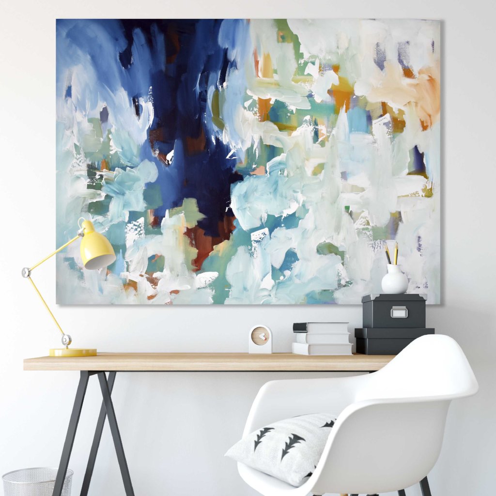 Reflections Part 2 - 102x76 cm - Original Painting