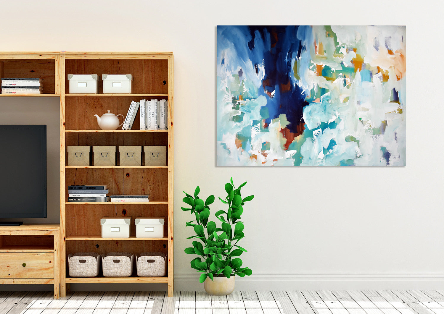 Reflections Part 2 - 102x76 cm - Original Painting