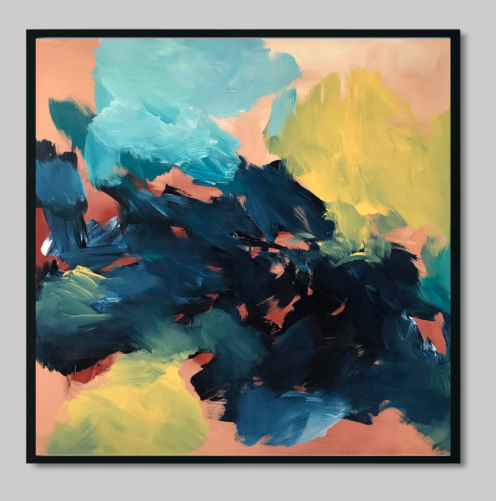 Lost In Time - 102x102 cm - Original Painting