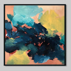Lost In Time - 102x102 cm - Original Painting