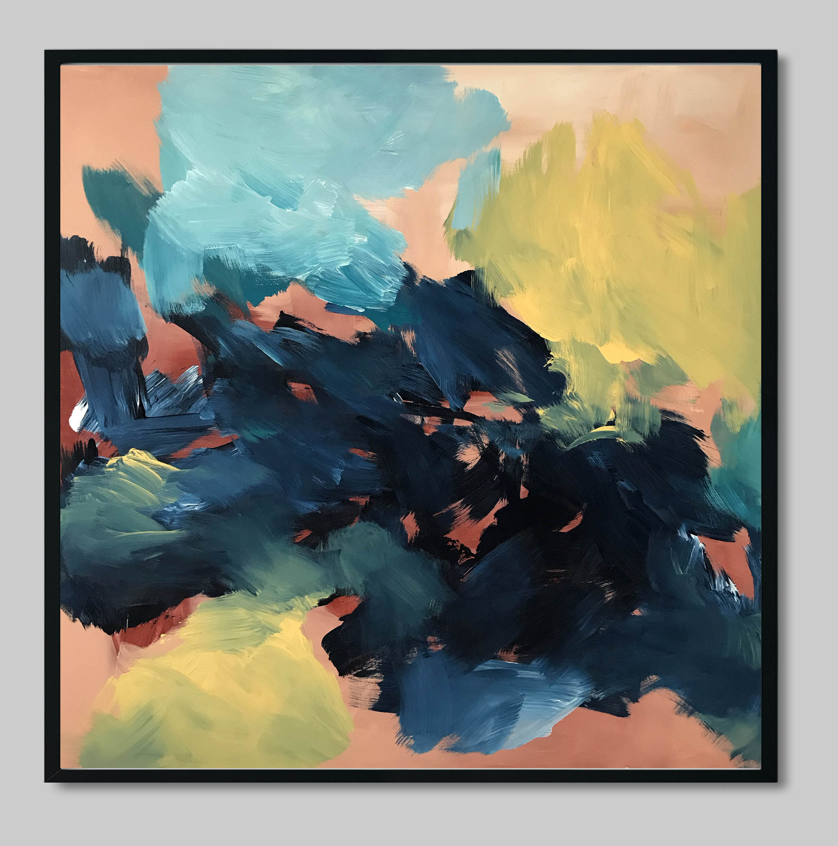 Lost In Time - 102x102 cm - Original Painting