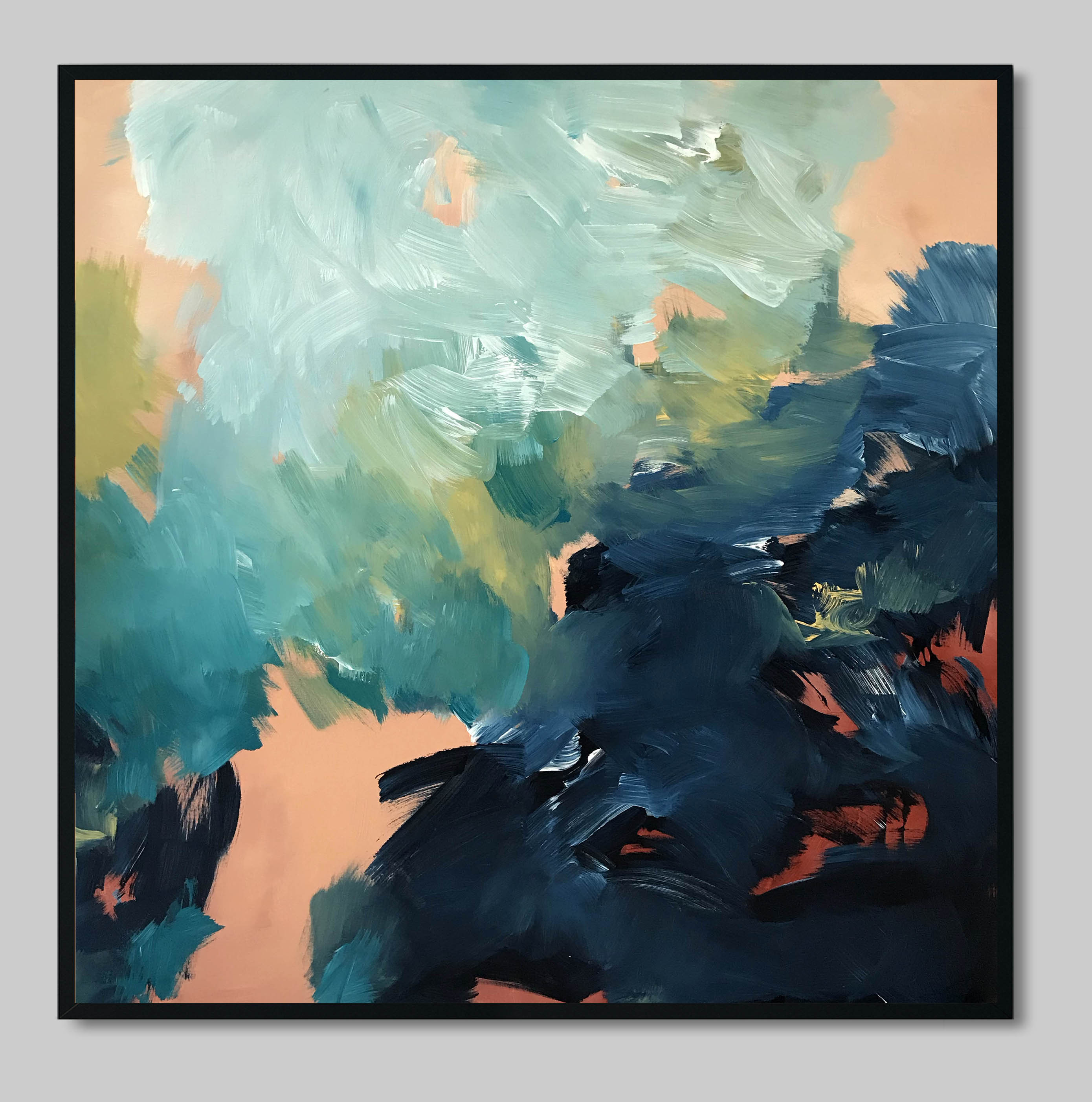Lost In Time 2 - 102x102 cm - Original Painting