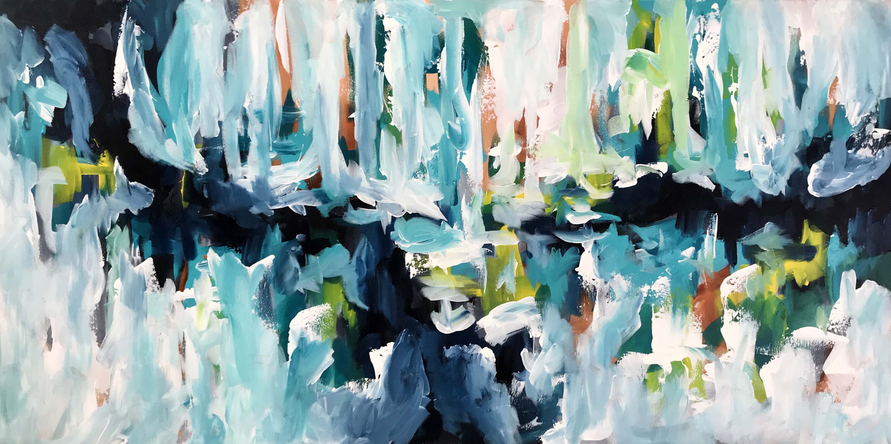 The Island - 152x76 cm - Original Painting-OmarObaid.com