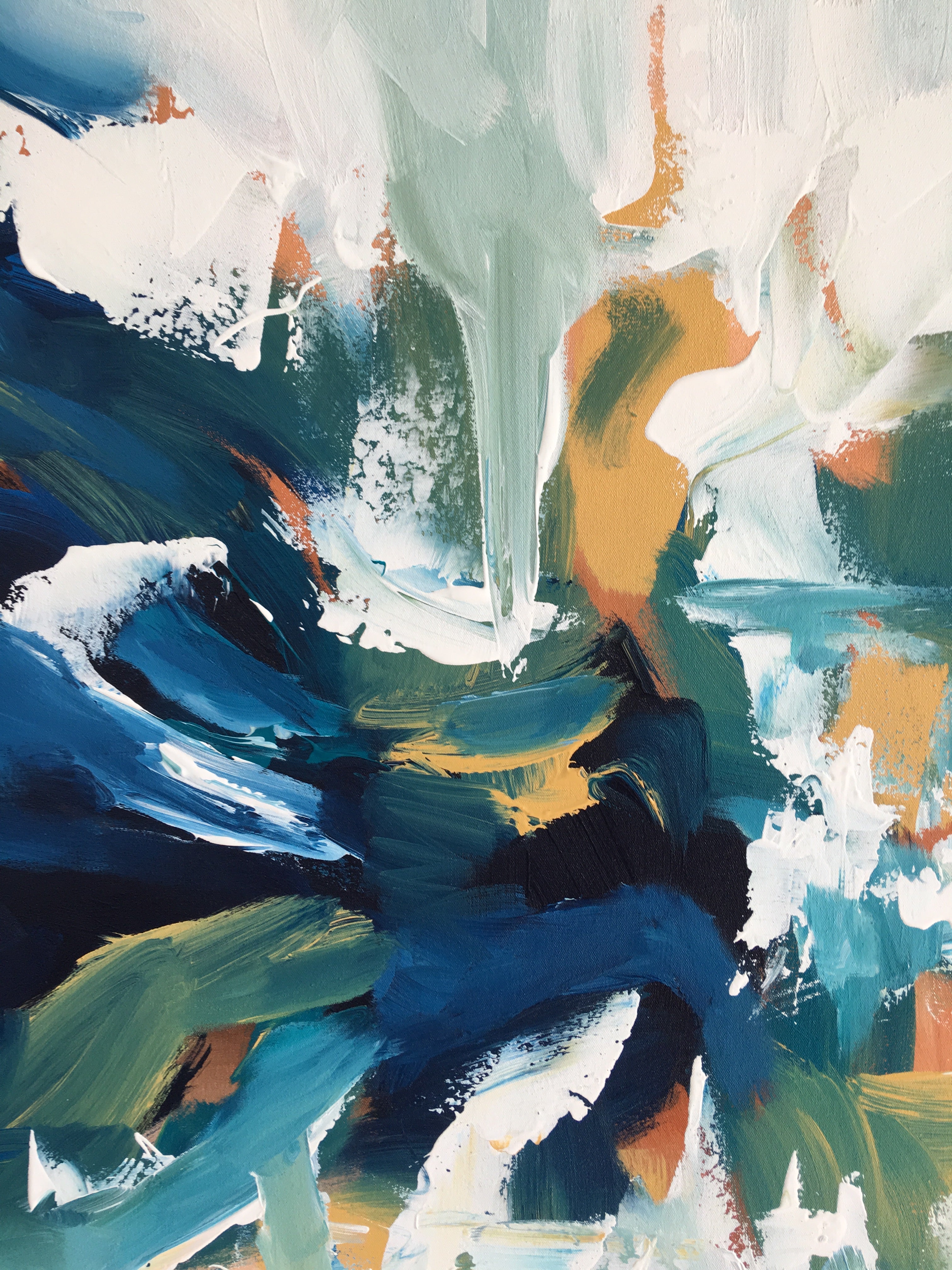 Abstraction No2 - 122x92 cm - Original Painting-OmarObaid.com