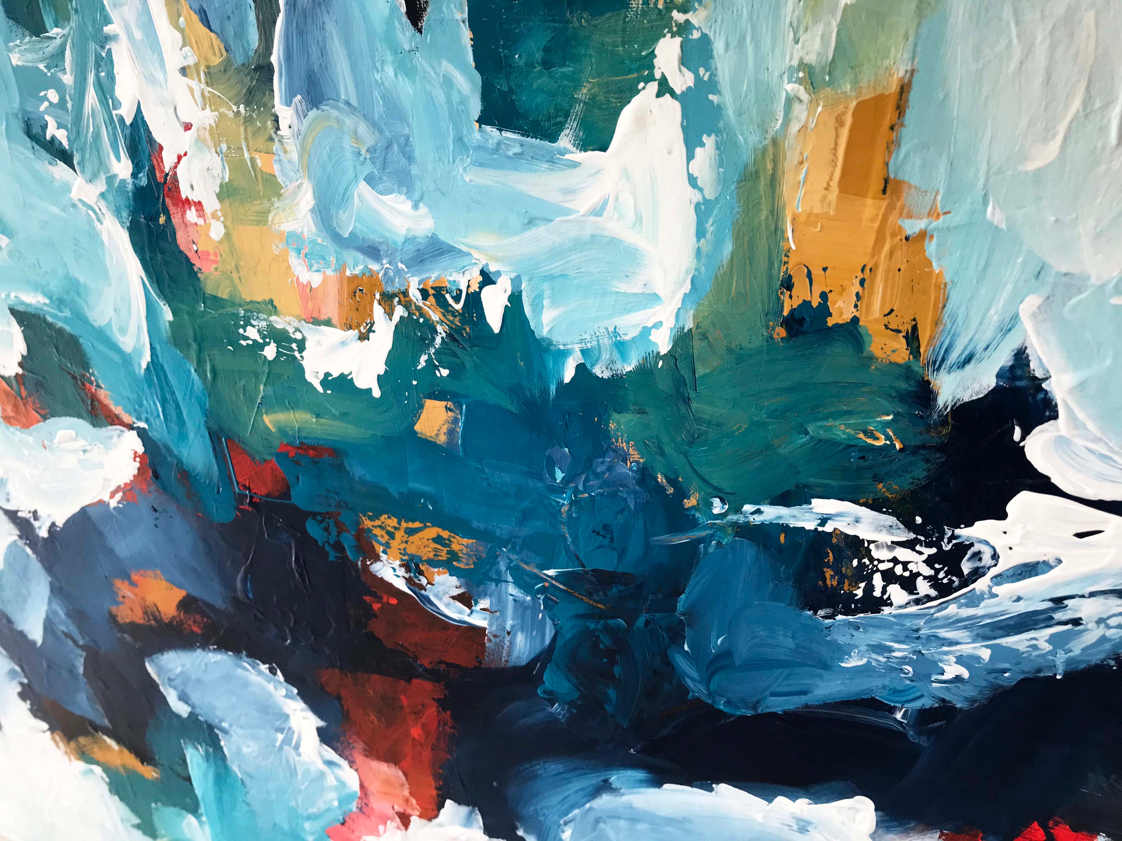 A New Start - 152x102 cm - Original Painting-OmarObaid.com