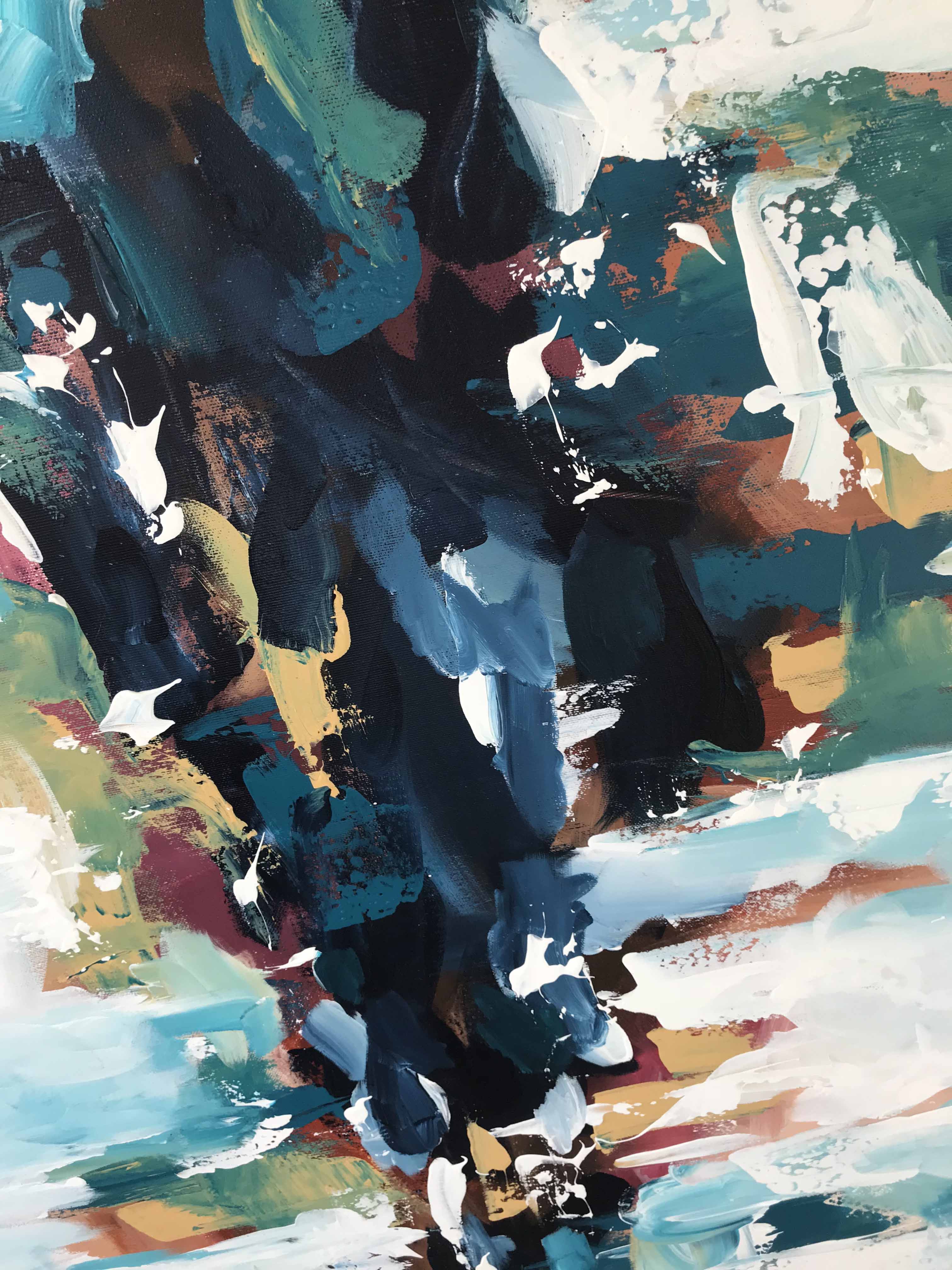 A Silent Poet - 152x76 cm - Original Painting