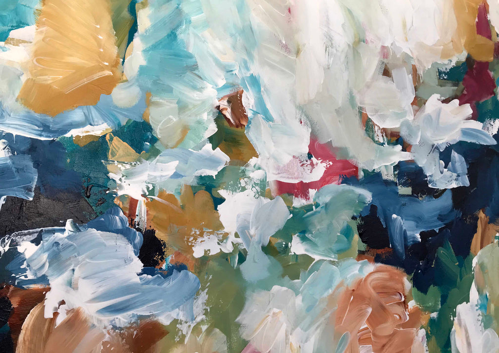 Beyond the Horizons - 152x76 cm - Original Painting-OmarObaid.com