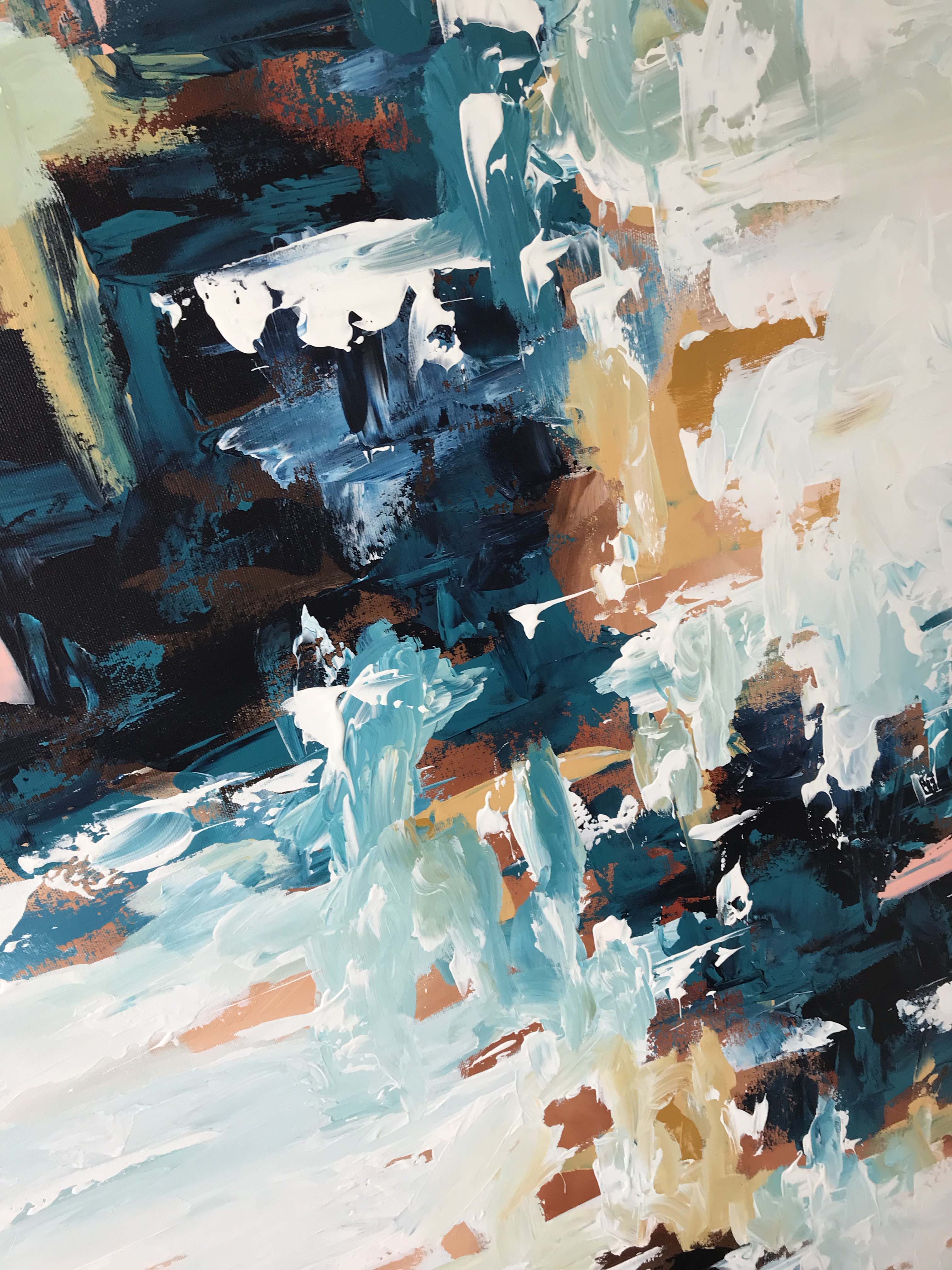 Blurred Emotions - 152x76 cm - Original Painting