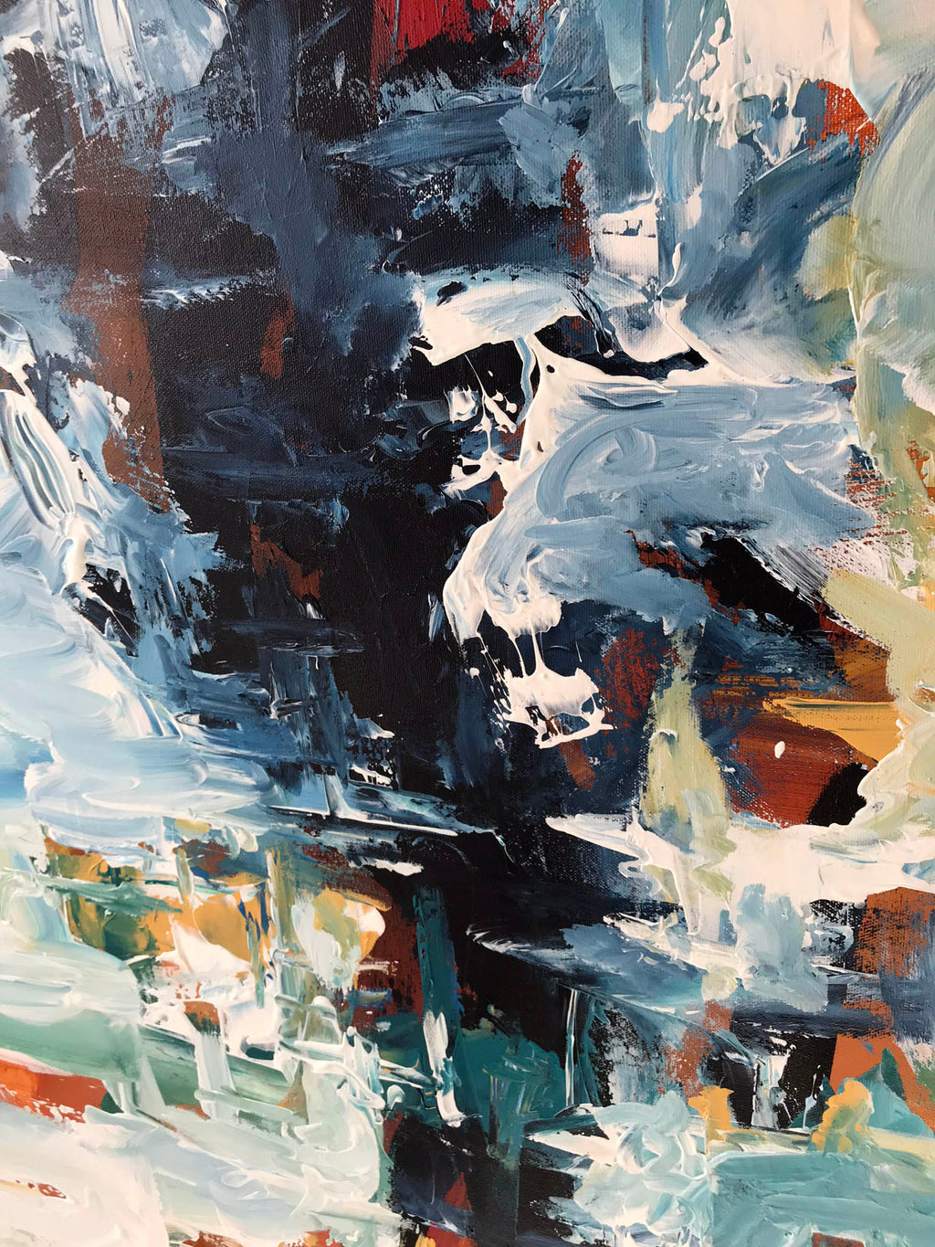 Epiphany 8 - 152x90 cm - Original Painting-OmarObaid.com