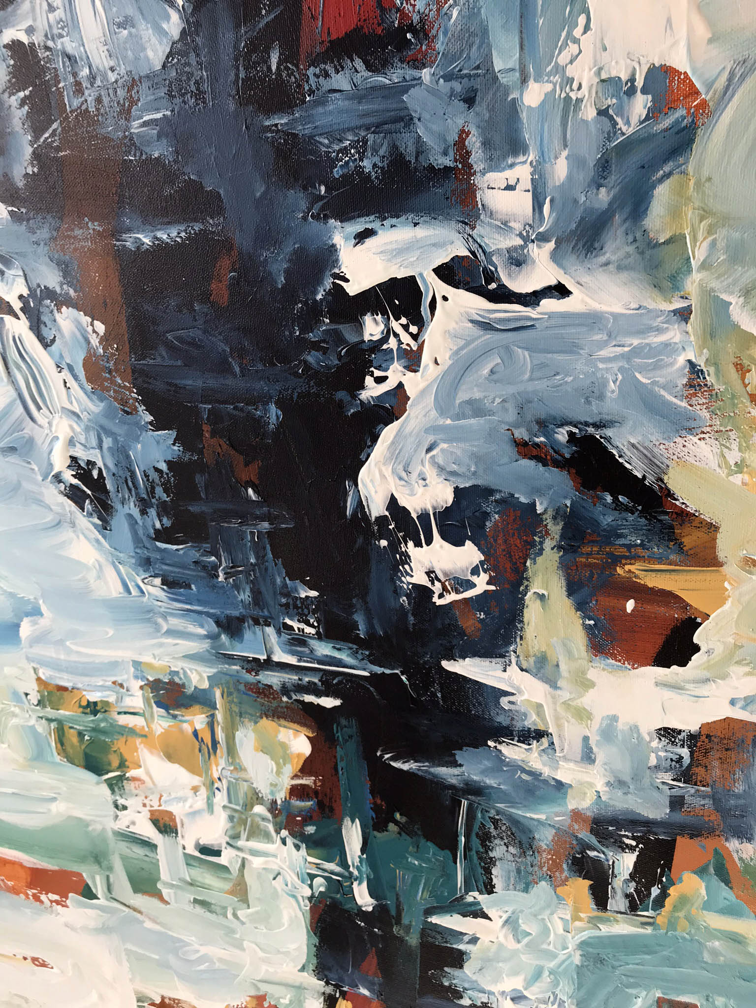 Epiphany 8 - 152x90 cm - Original Painting-OmarObaid.com