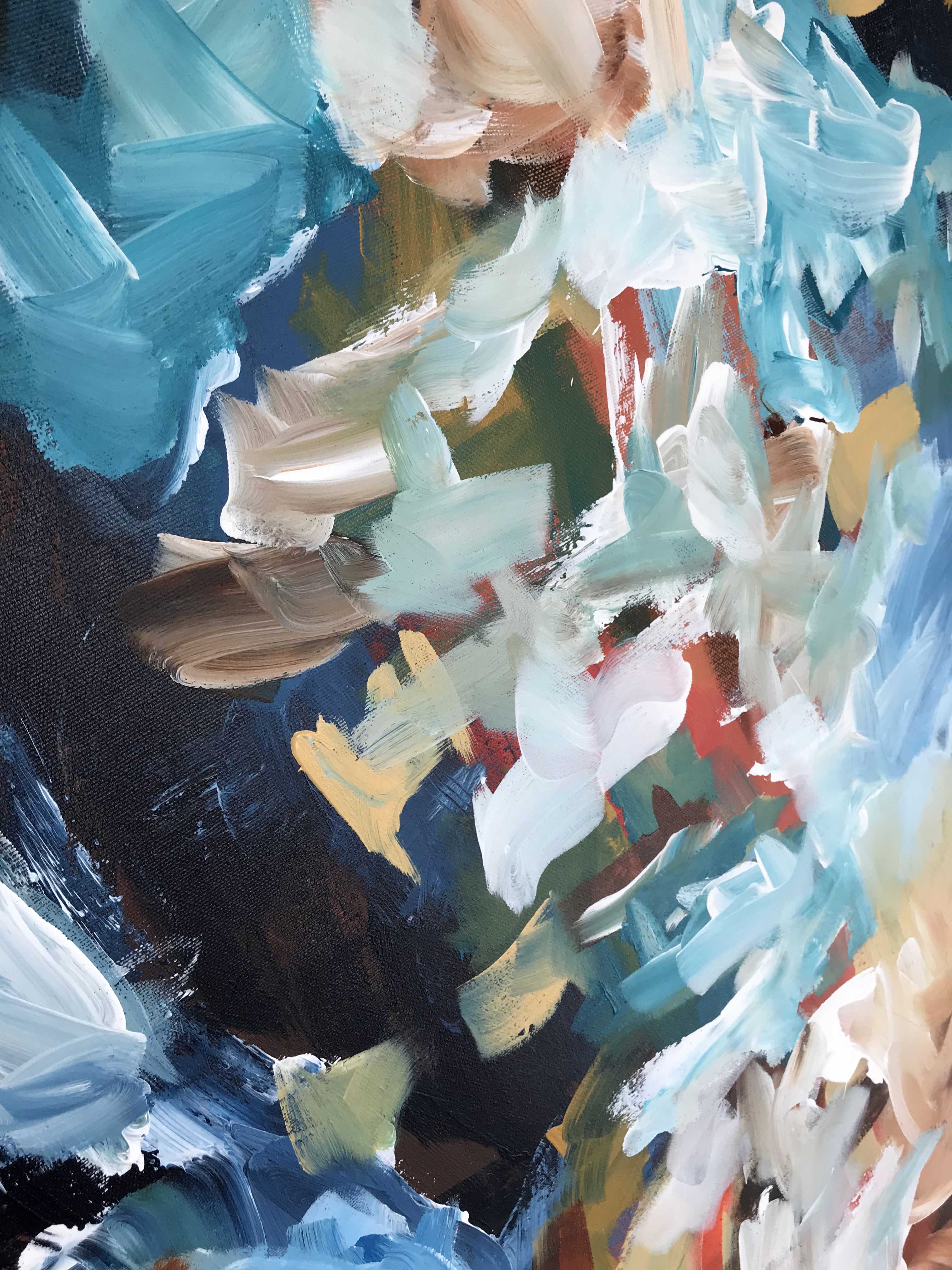 The Last Trance - 90x122 cm - Original Painting-OmarObaid.com