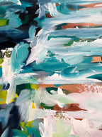 The Island - 152x76 cm - Original Painting-OmarObaid.com