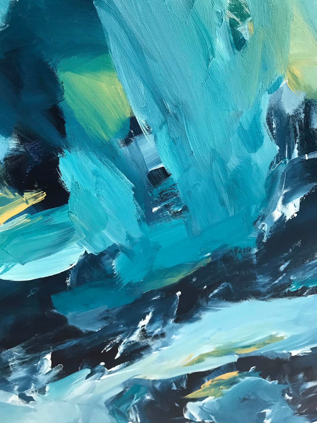One Minute To Midnight - 122x122 cm - Original Painting