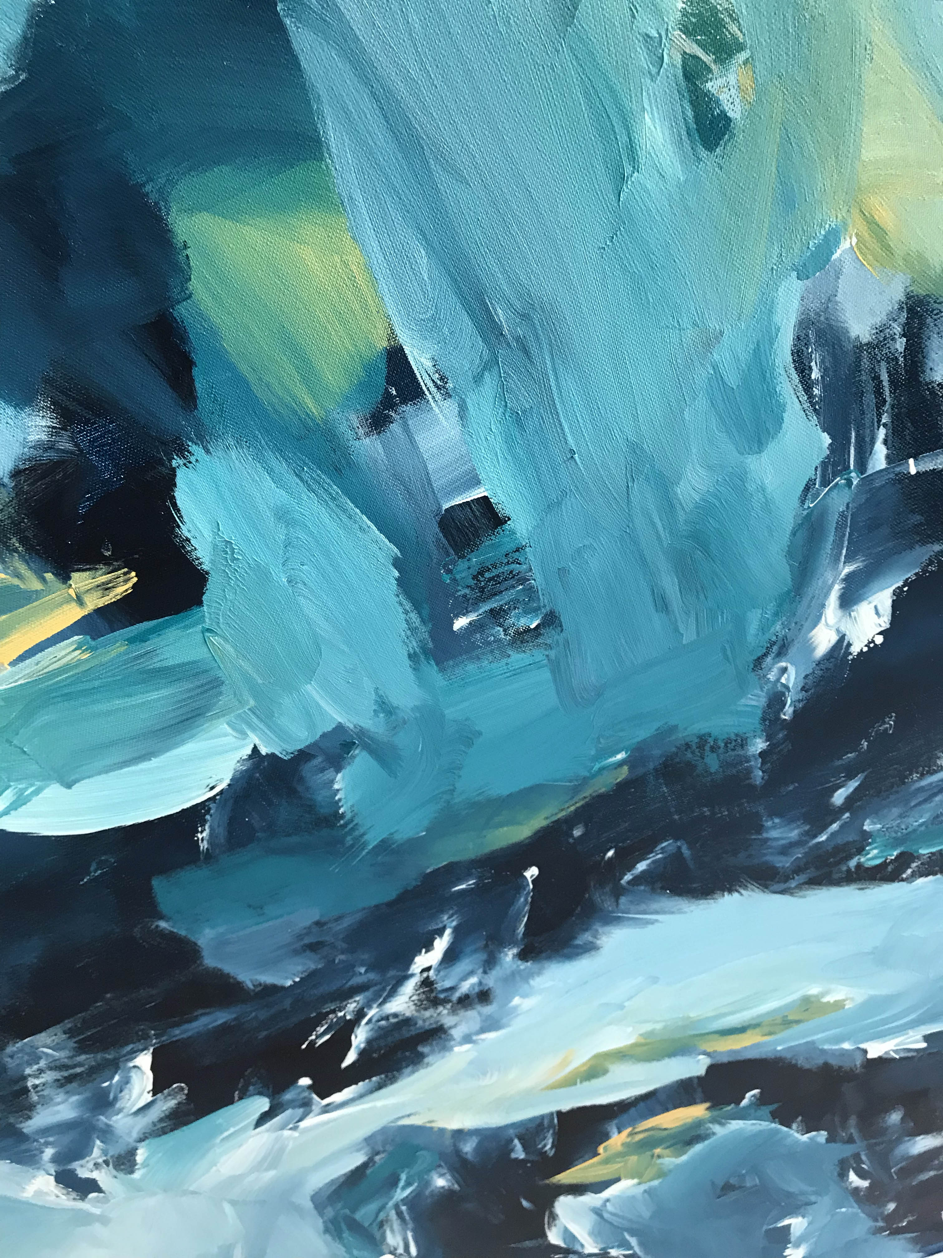 One Minute To Midnight - 122x122 cm - Original Painting